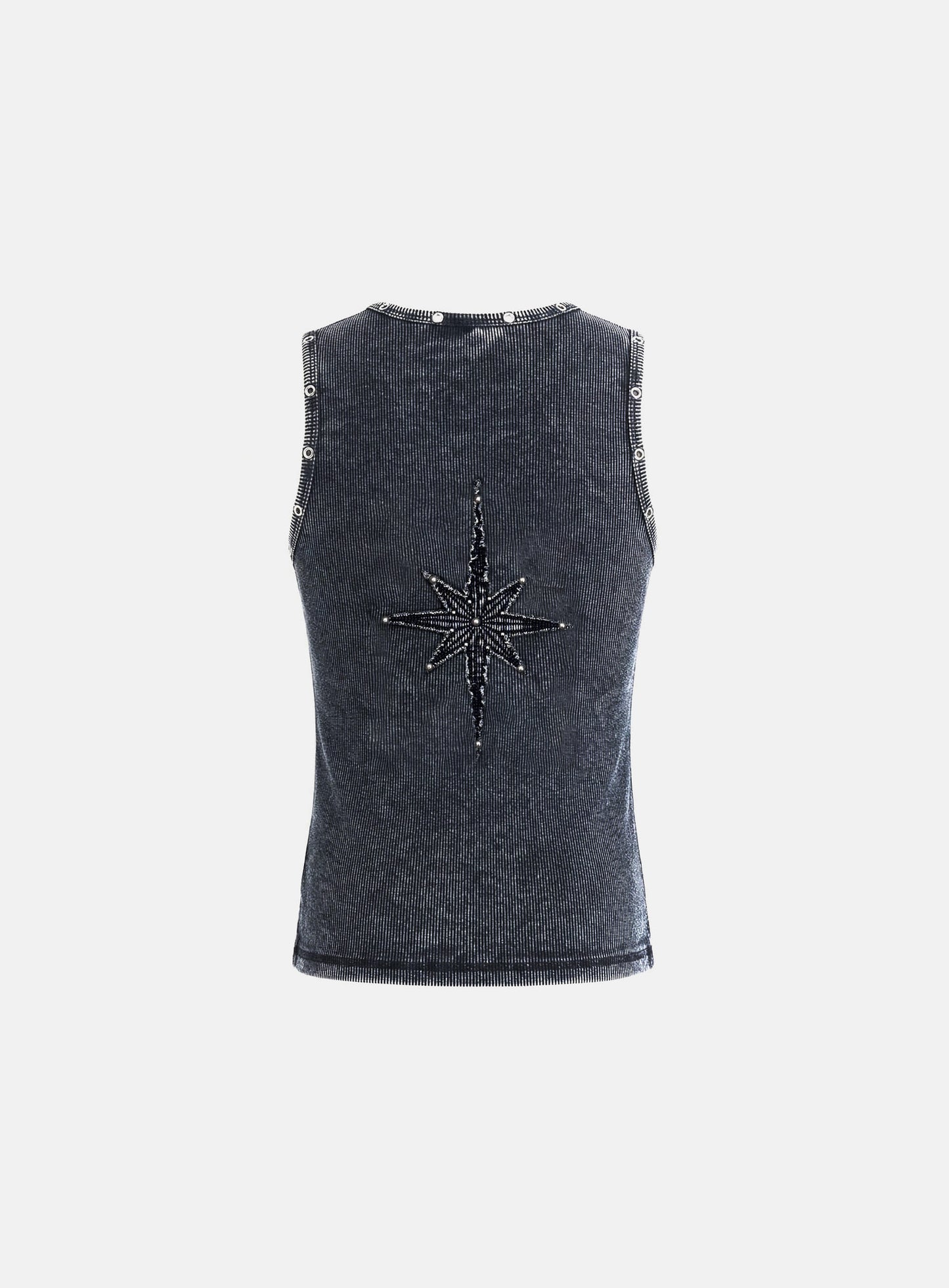 [w-tnk26-002] Viper Cotton Rib Tank 01 - Blue