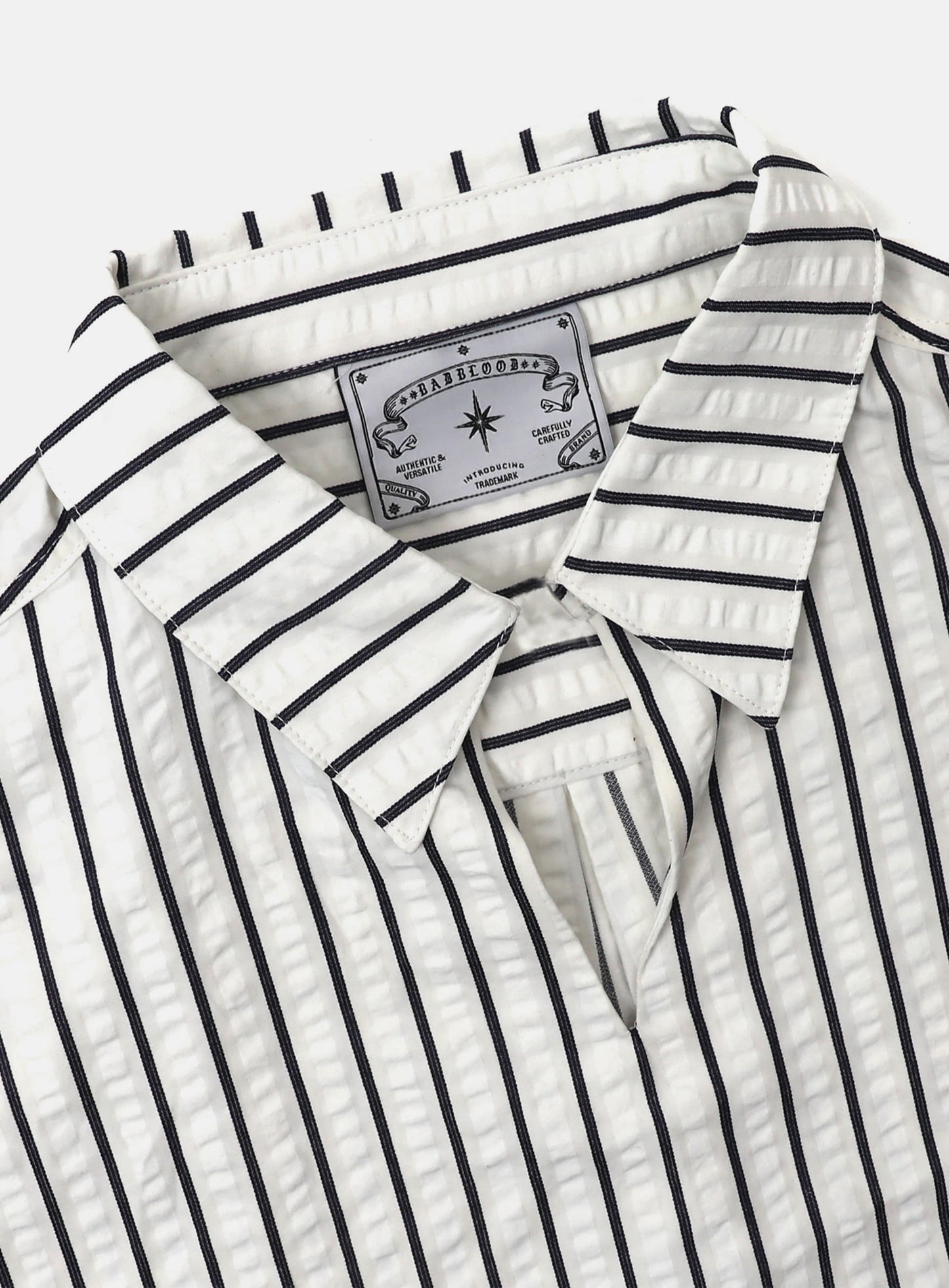 AJ Easy Sleeveless Polo - White/Striped
