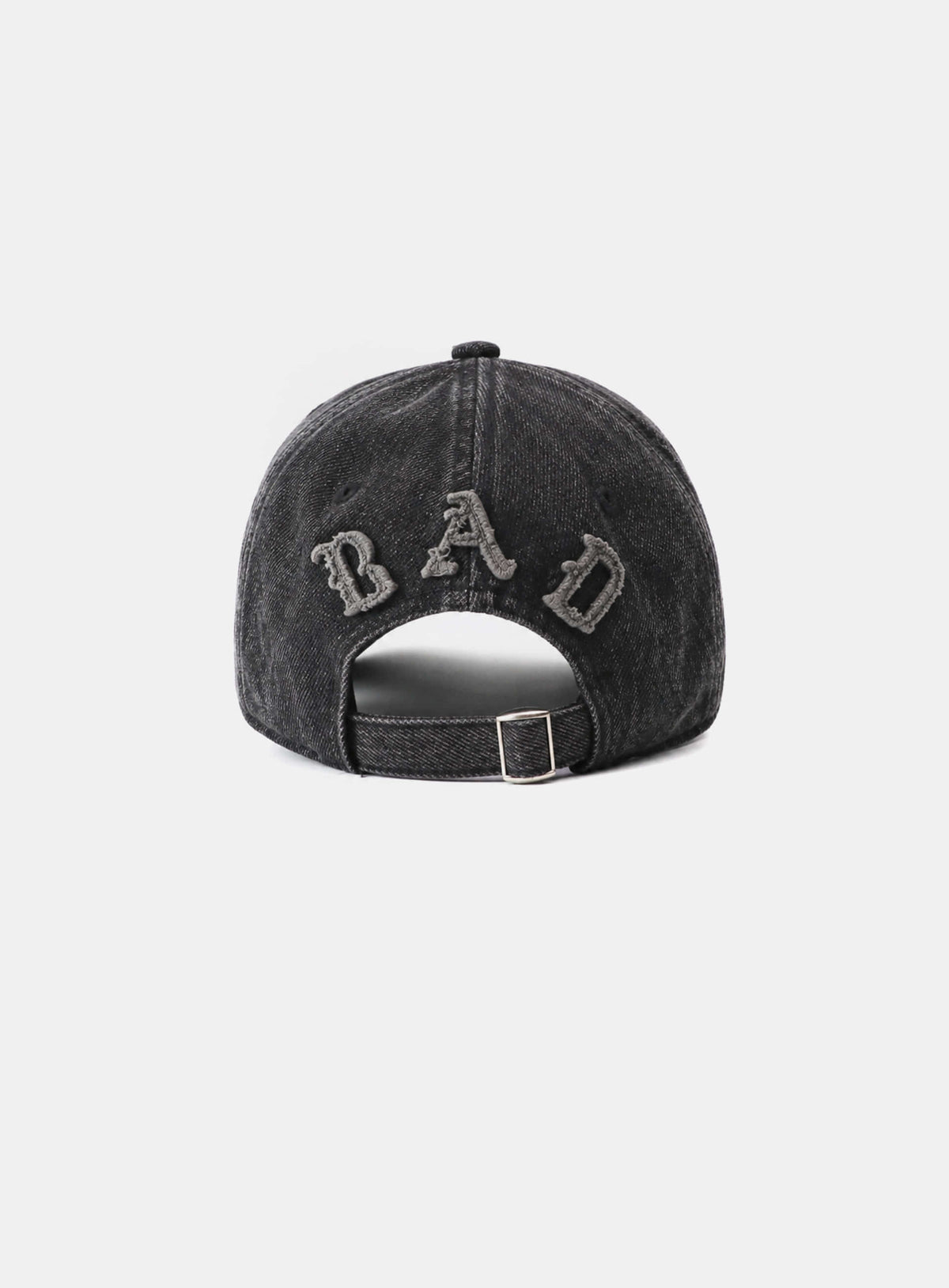 [w-hat26-020] Mystic Big Patch Ball Cap - Black Denim