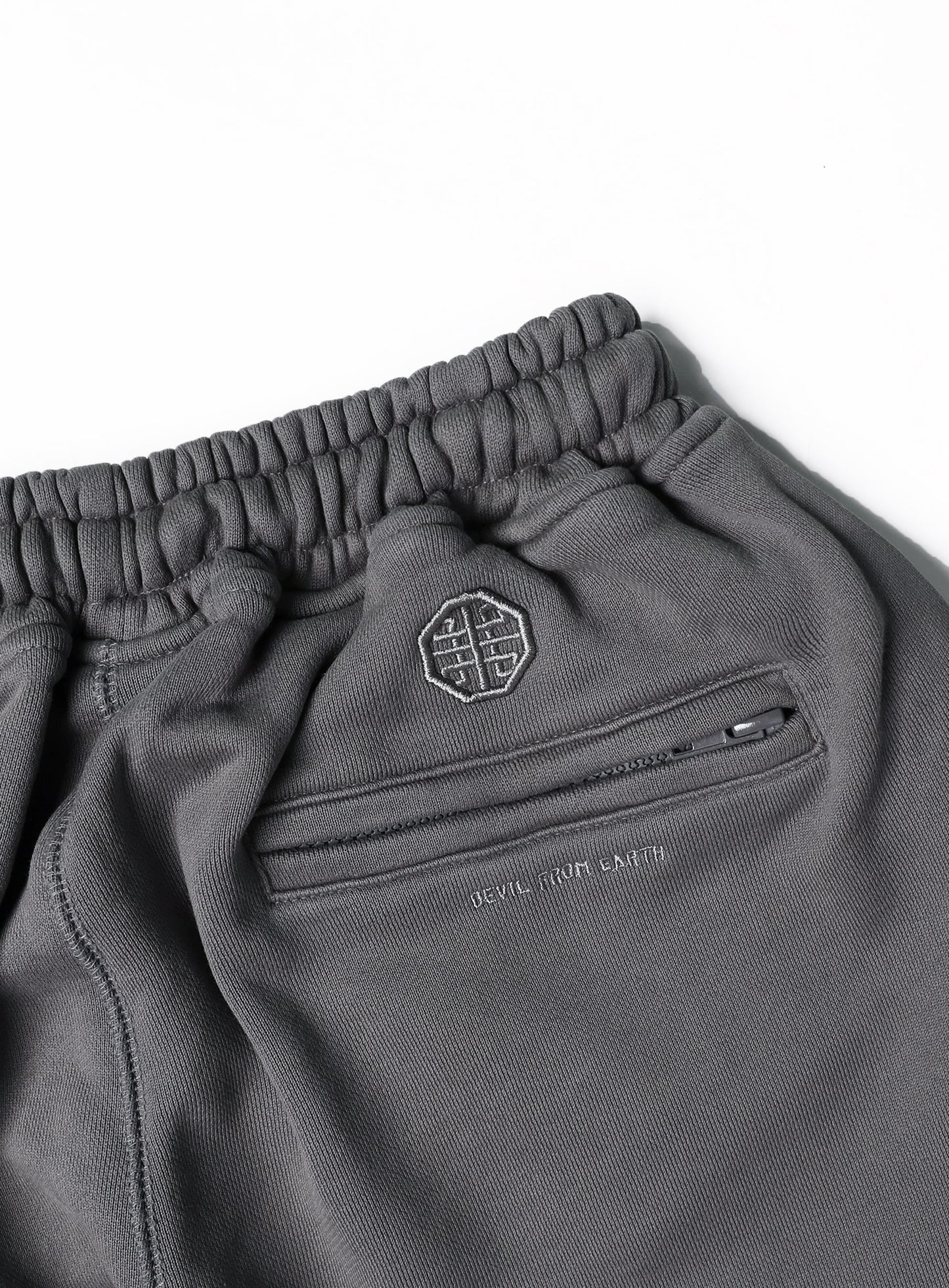 Old Effect Super Wide Trousers - Sleet Gray