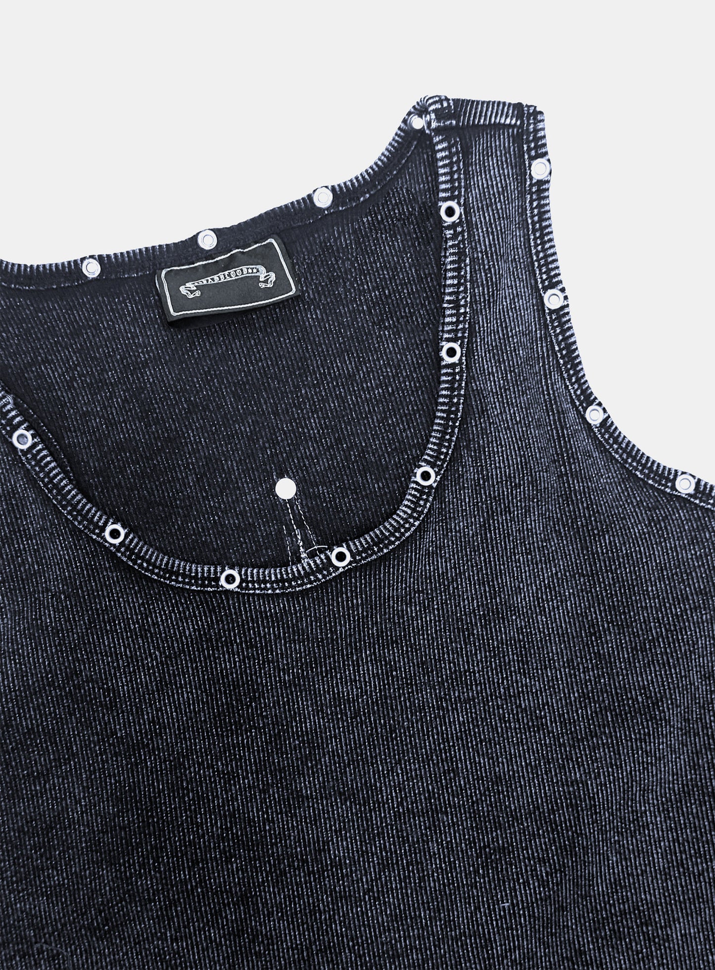 [w-tnk26-002] Viper Cotton Rib Tank 01 - Blue