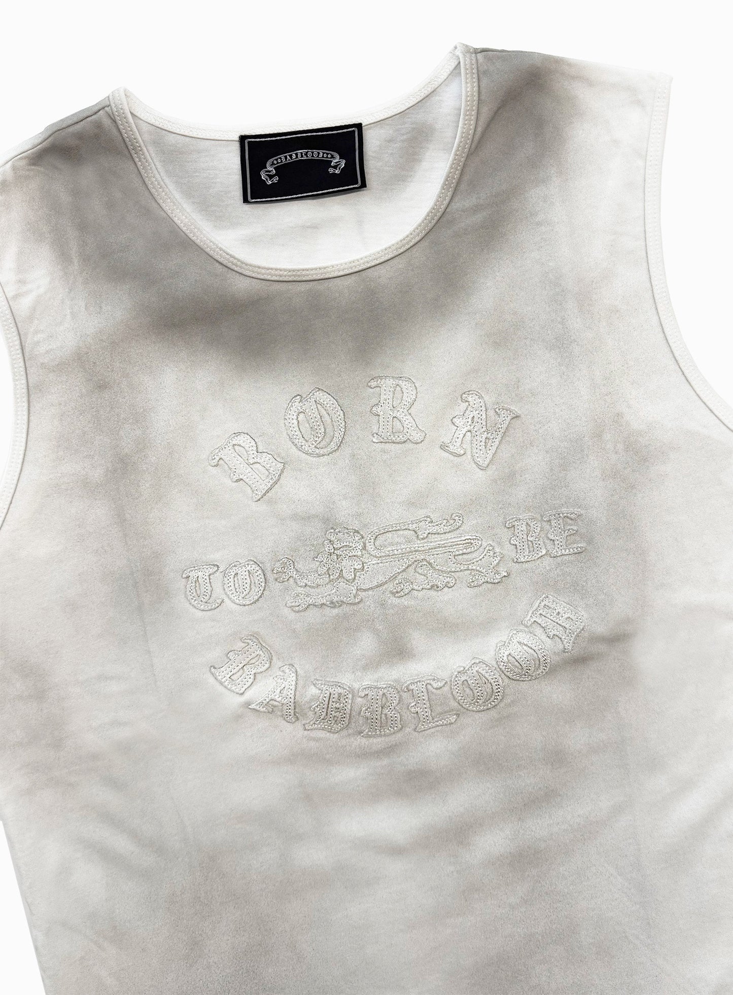 [w-tnk26-018] BORN TO BE Tank - White