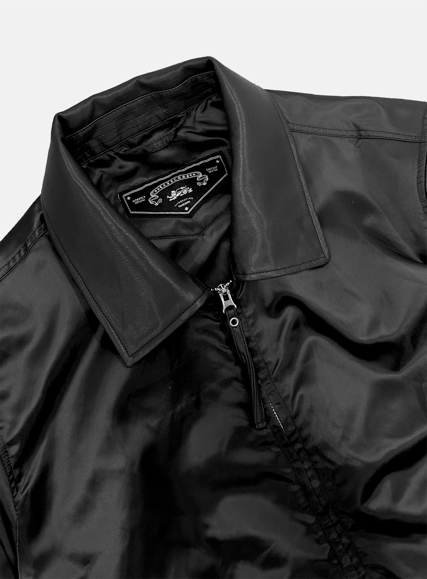 [w-jkt25-071] Nylon A2 Bomber Jacket - Black