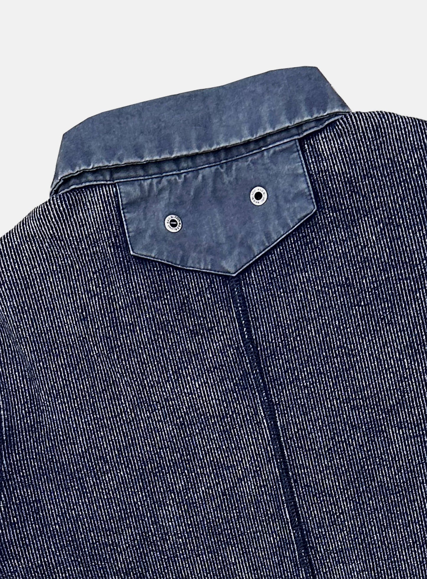 [w-tee26-005] Viper Cotton Rib Polo Shirt - Blue