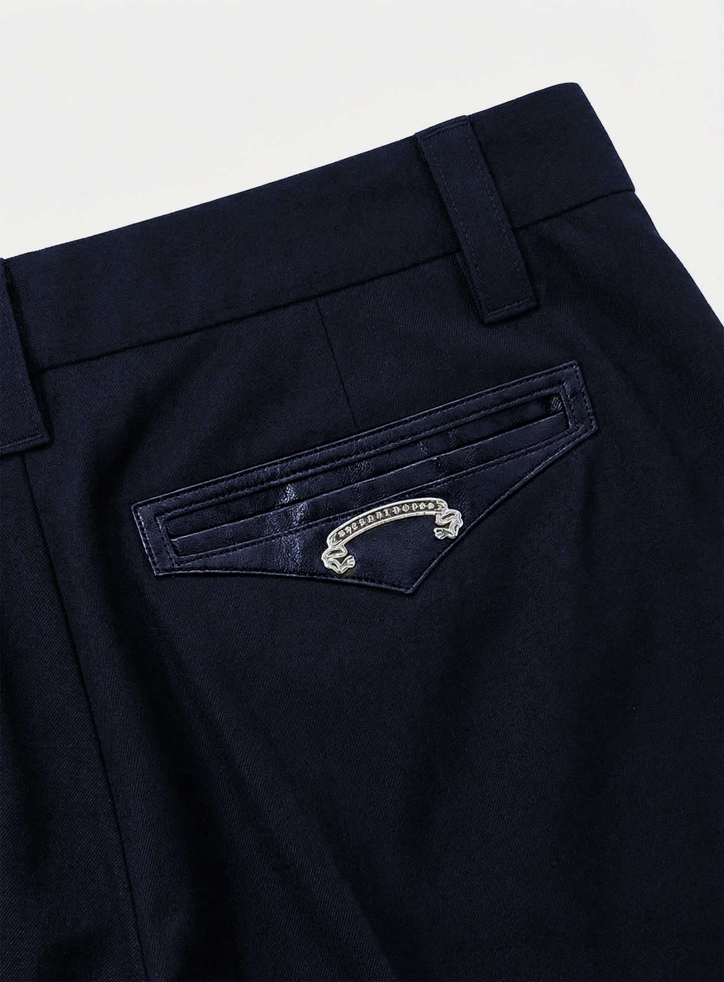 [w-pts26-046] Viper V2 Pintuck Slacks - Navy