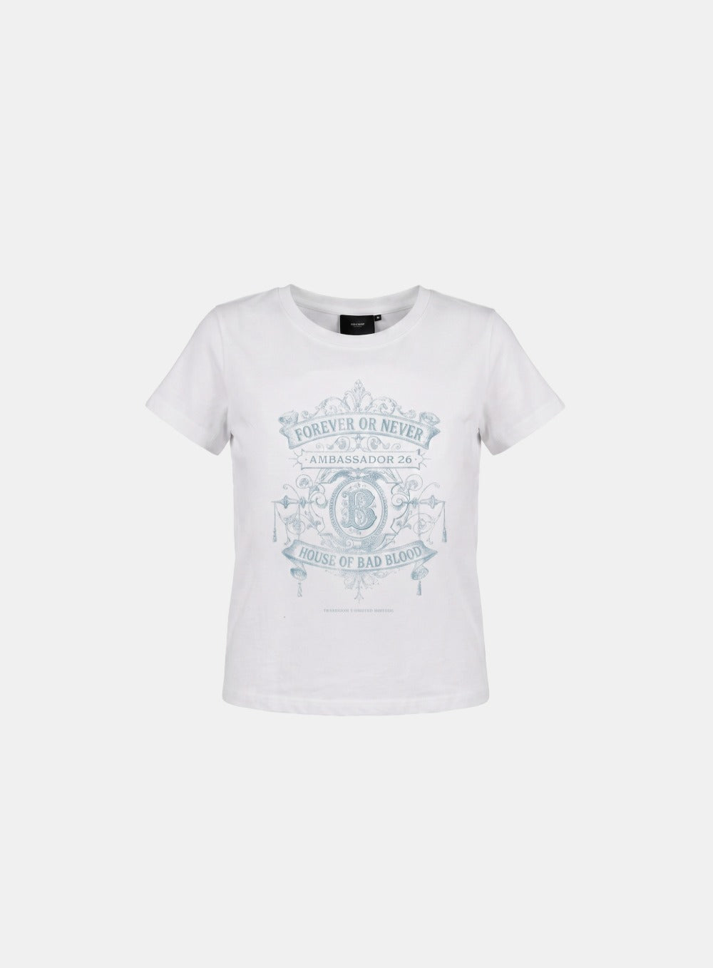 [w-tee26-247] Ambassador 26 Emblem Graphic 1/2 T-shirt - White