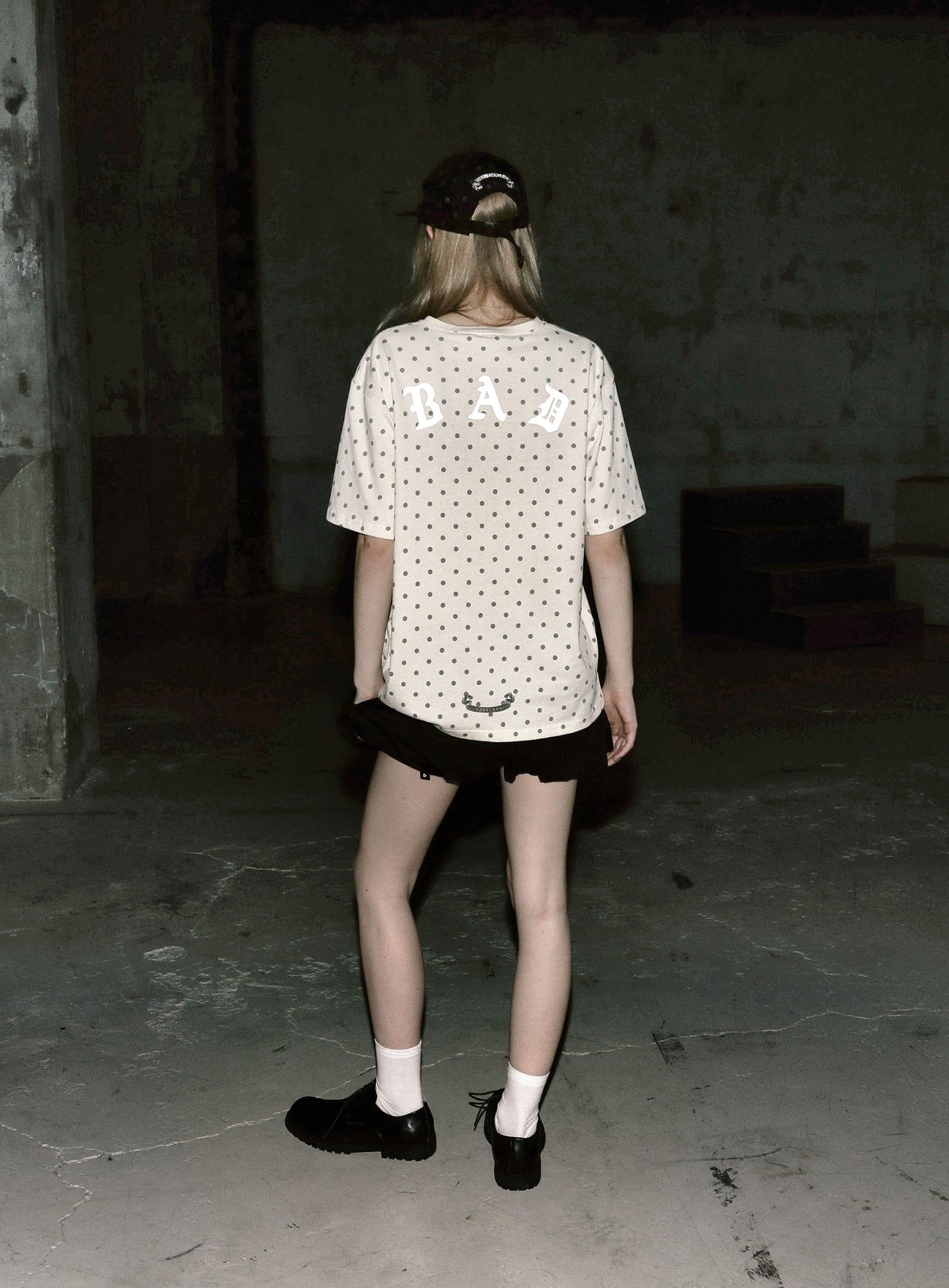 Mystic Basic T-Shirt - Cream Dot