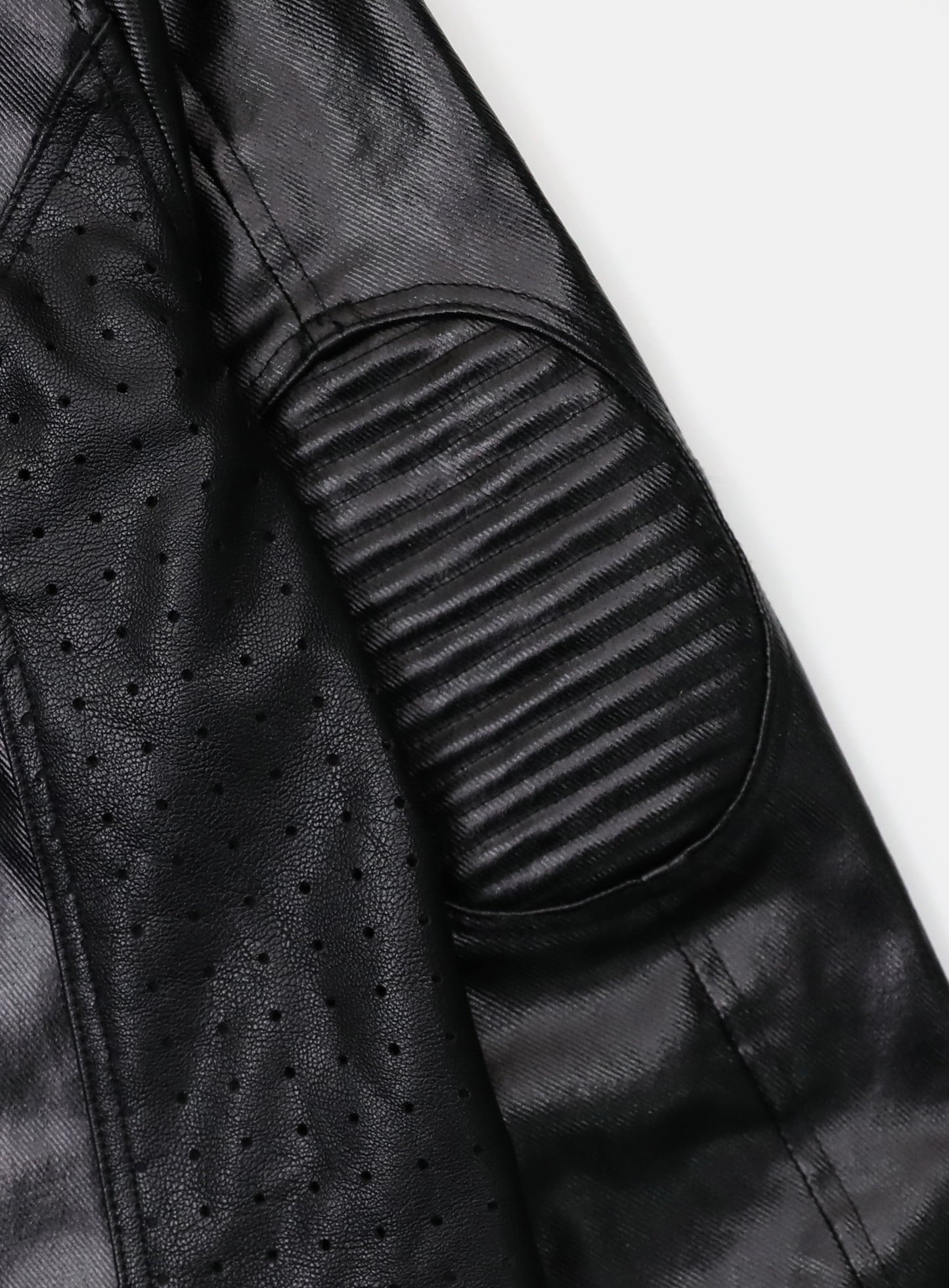 Squad Crop Racer Jacket - Coated Black