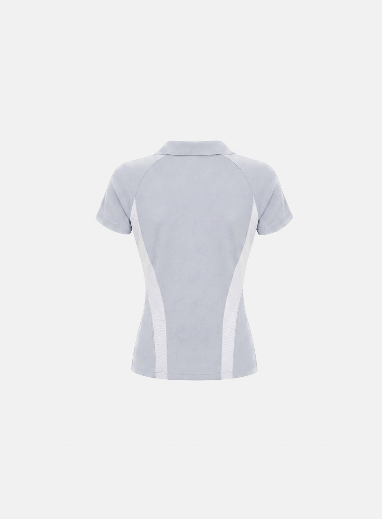 [w-tee26-205] Ambassador 26 Open Collar 1/2 Sleeve Polo - Grey