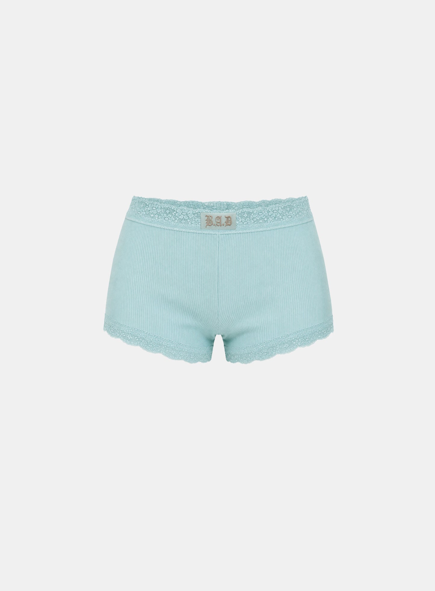 [w-pnt26-004] H.B.B. Lace Trimming Boxer - Mint