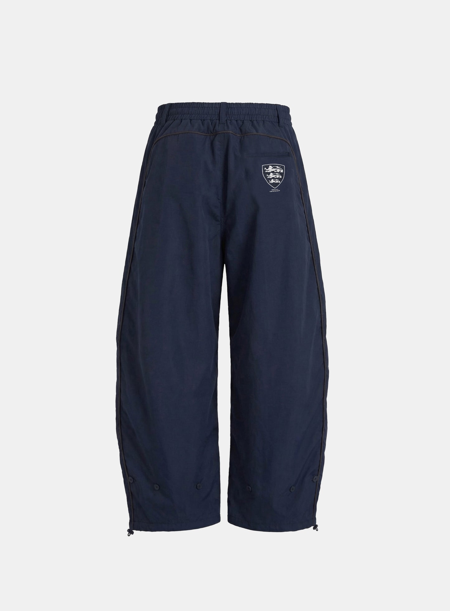 [w-pts26-049] Shield-M Reversible Track Pants - Navy Check
