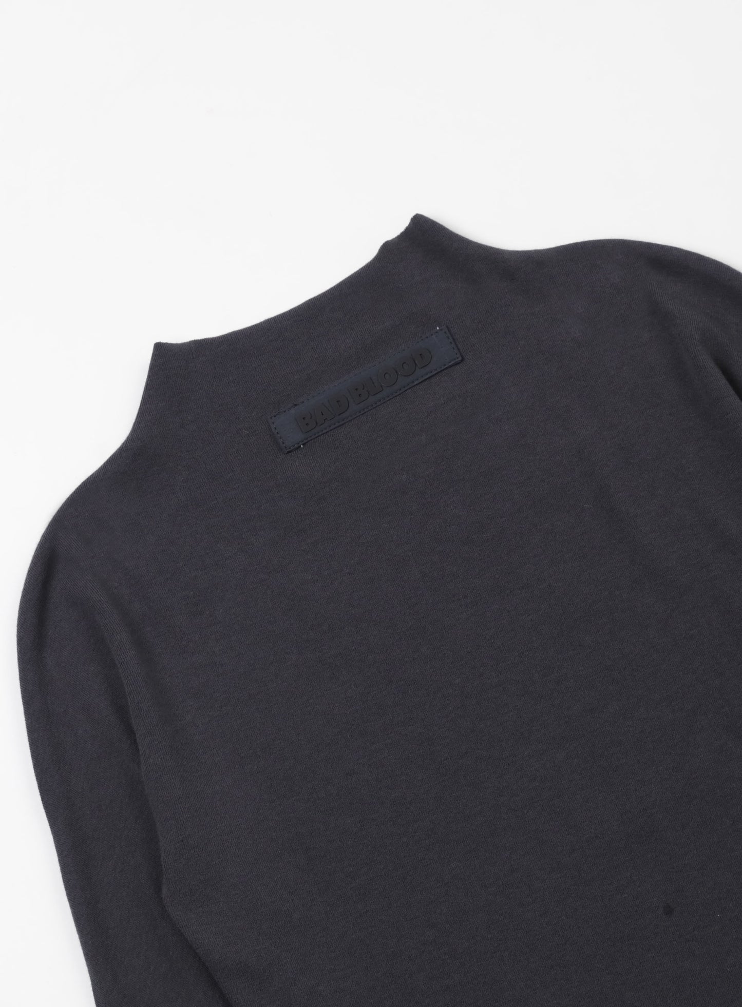 Beyond Soft Mockneck Long Sleeve - Charcoal