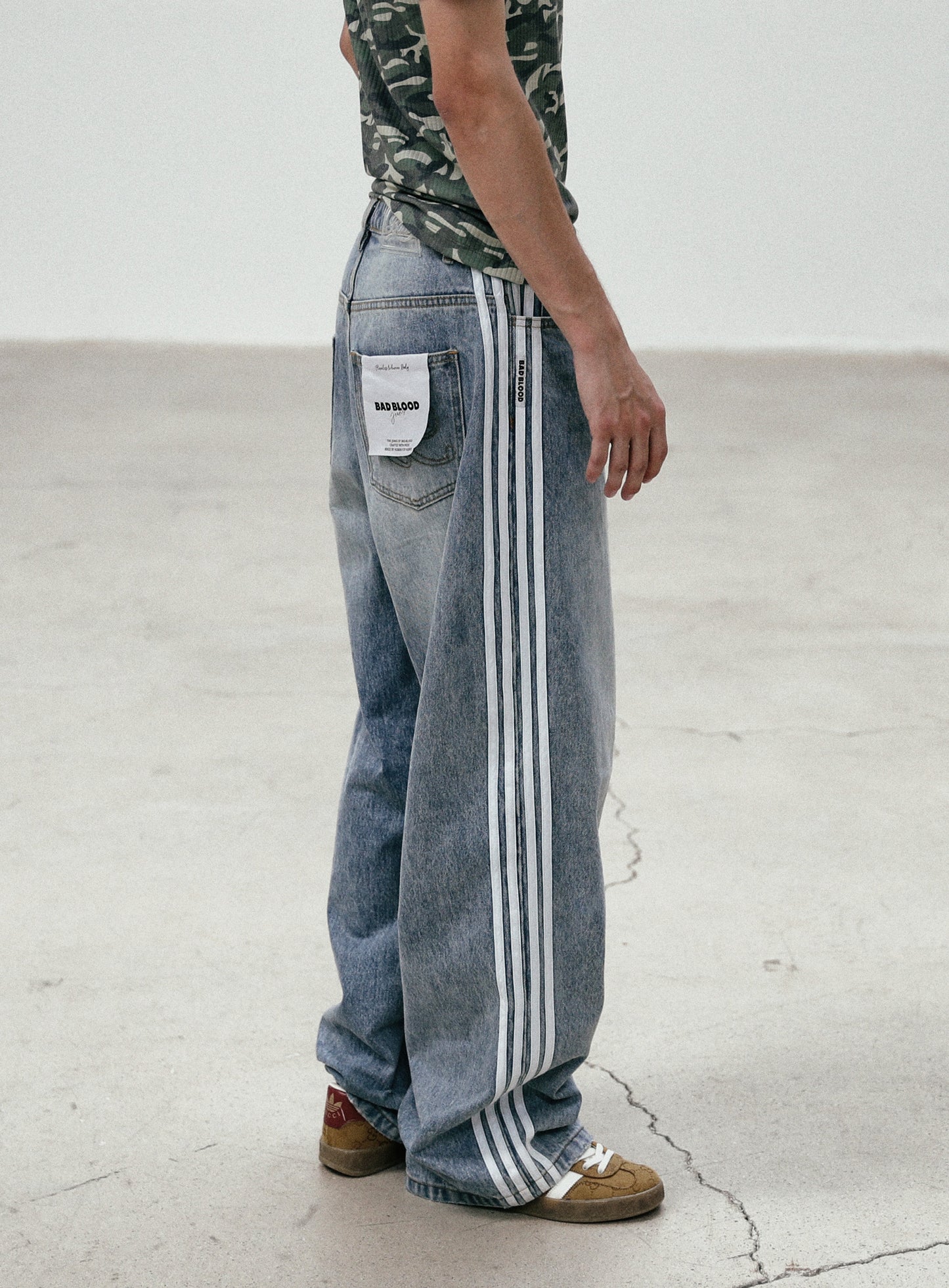 Billy Track Jeans Baggy Fit - Blue