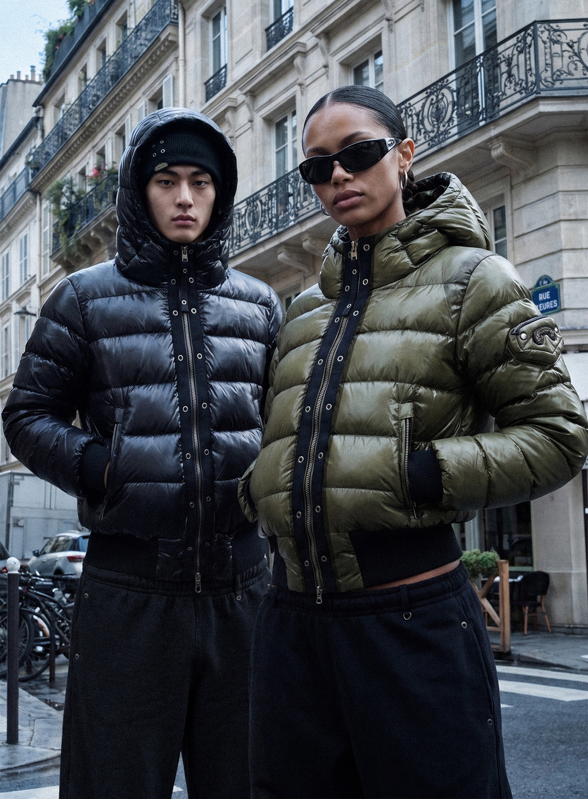 [﻿PREORDER] [w-jkt26-087] Viper 422 Midweight Hooded Short Puffer – Military Green