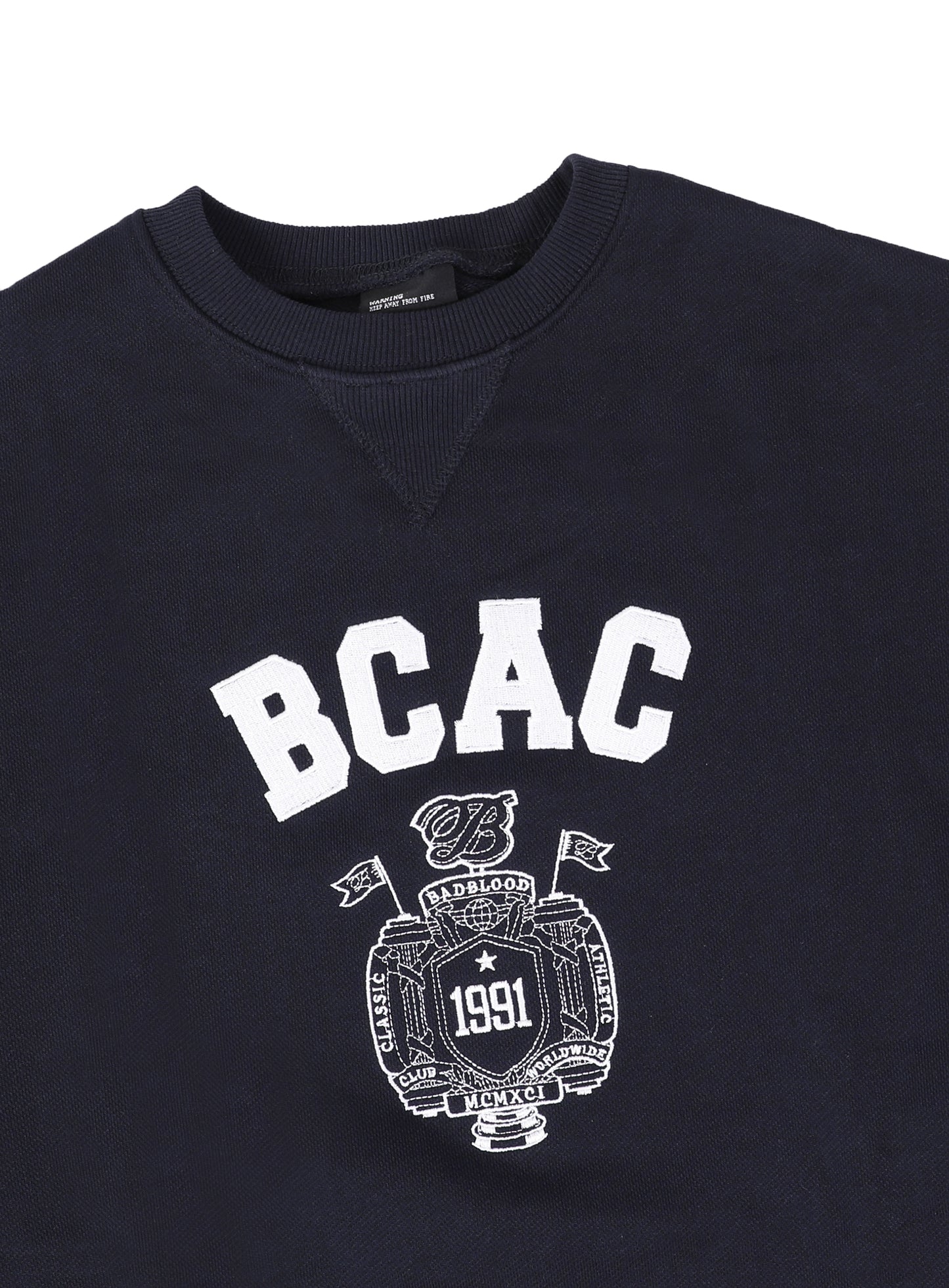 BCAC Emblem Heavyweight Sweatshirt - Navy
