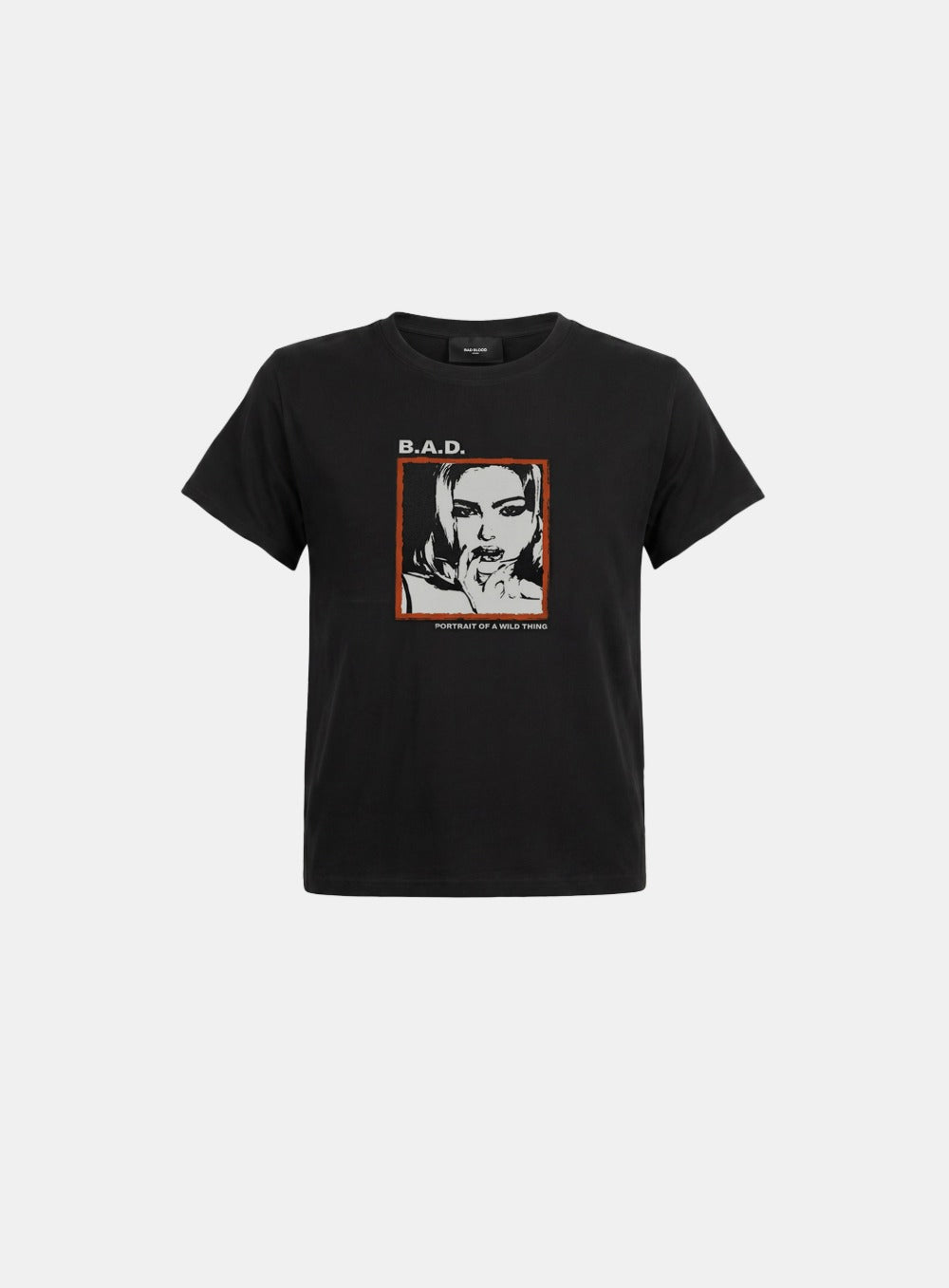 [w-tee26-135] B.A.D. Frame Gals Short Sleeve T-Shirt - Black