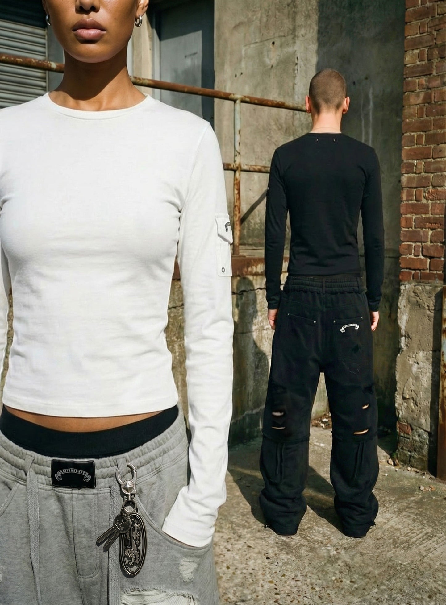 [w-tee26-018] Viper Pocket Long Sleeve T-Shirt V2 - Black