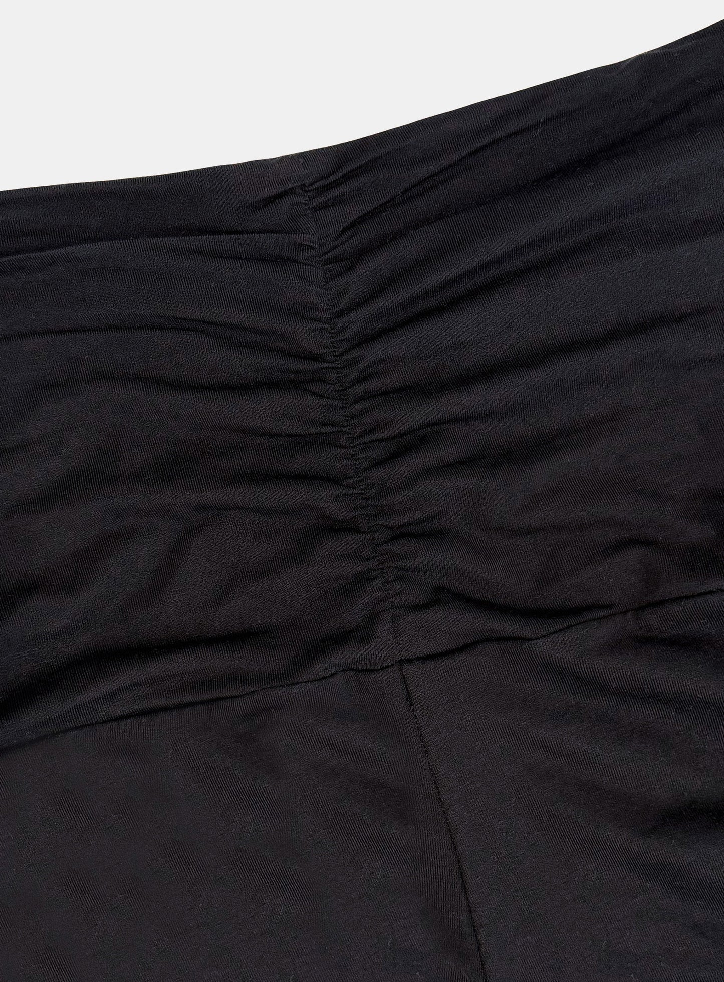[w-pts26-077] Everyday Tie-Waist Bootcut Pants - Charcoal