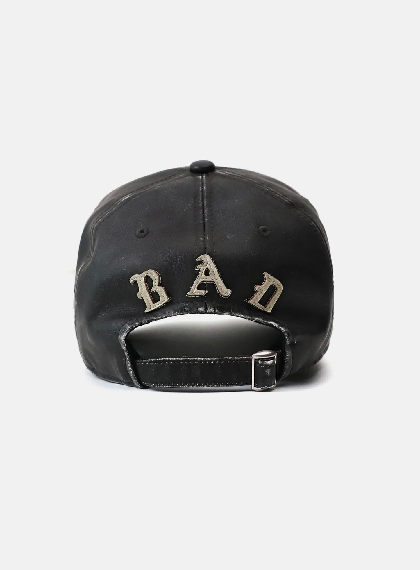 Mystic Big Patch Ball Cap - Blackwashed Leather