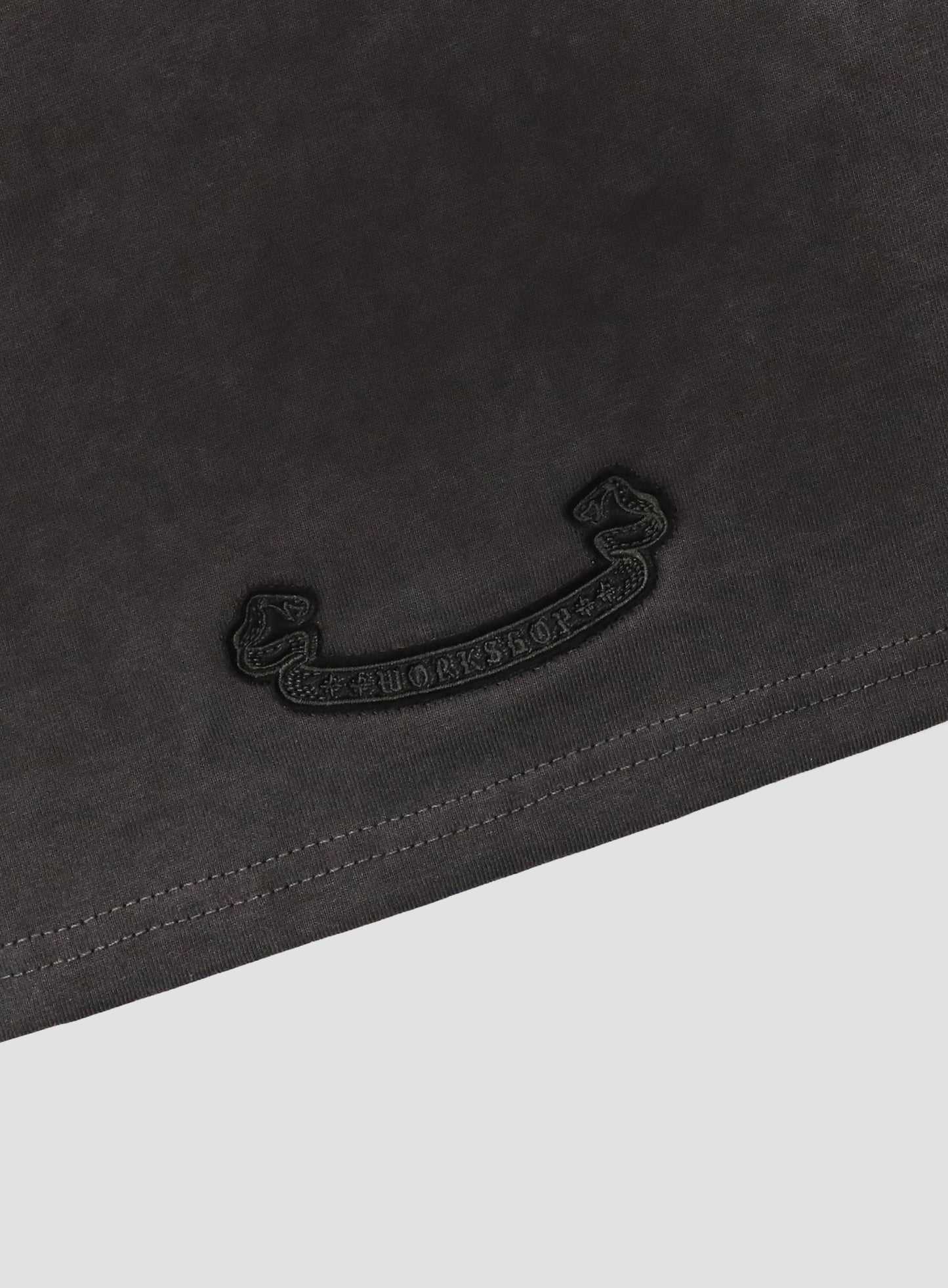 Cosmo Bad Patch Ringer T-Shirt - Charcoal