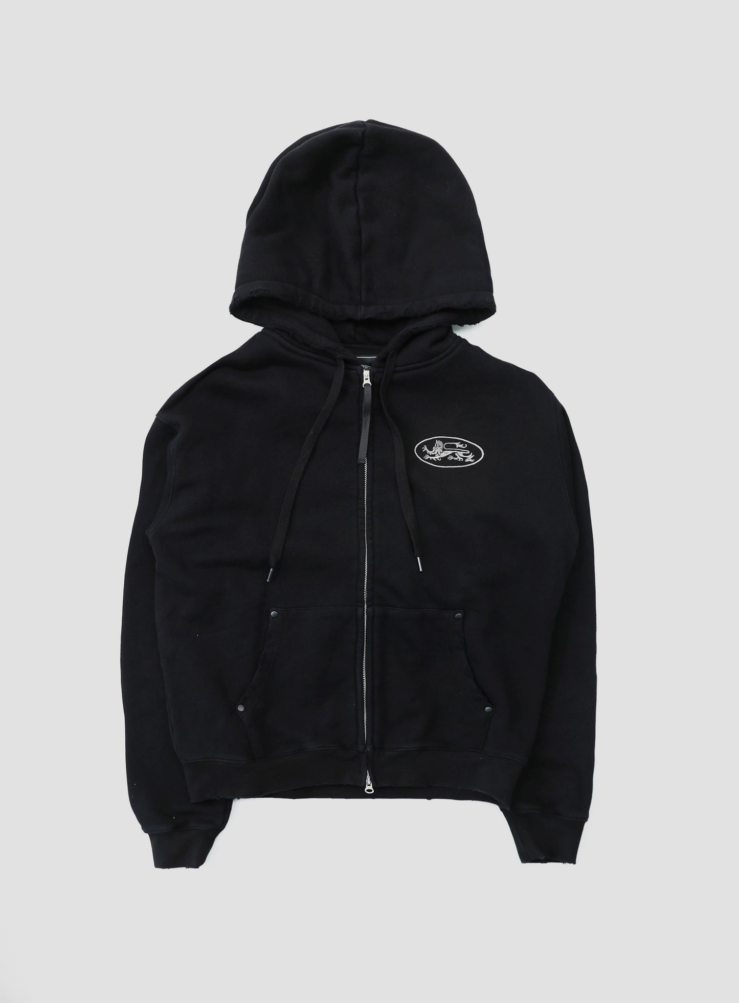 Mystic Capsule Hooded Zip-Up - Black/White