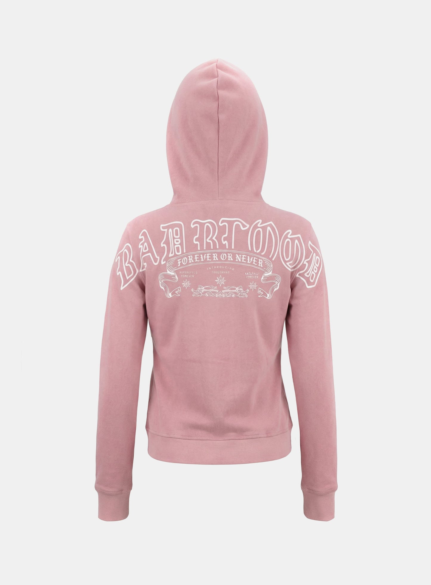 [w-hde26-019] Mystic Capsule Slim-Fit Zip-Up Hoodie - Pink