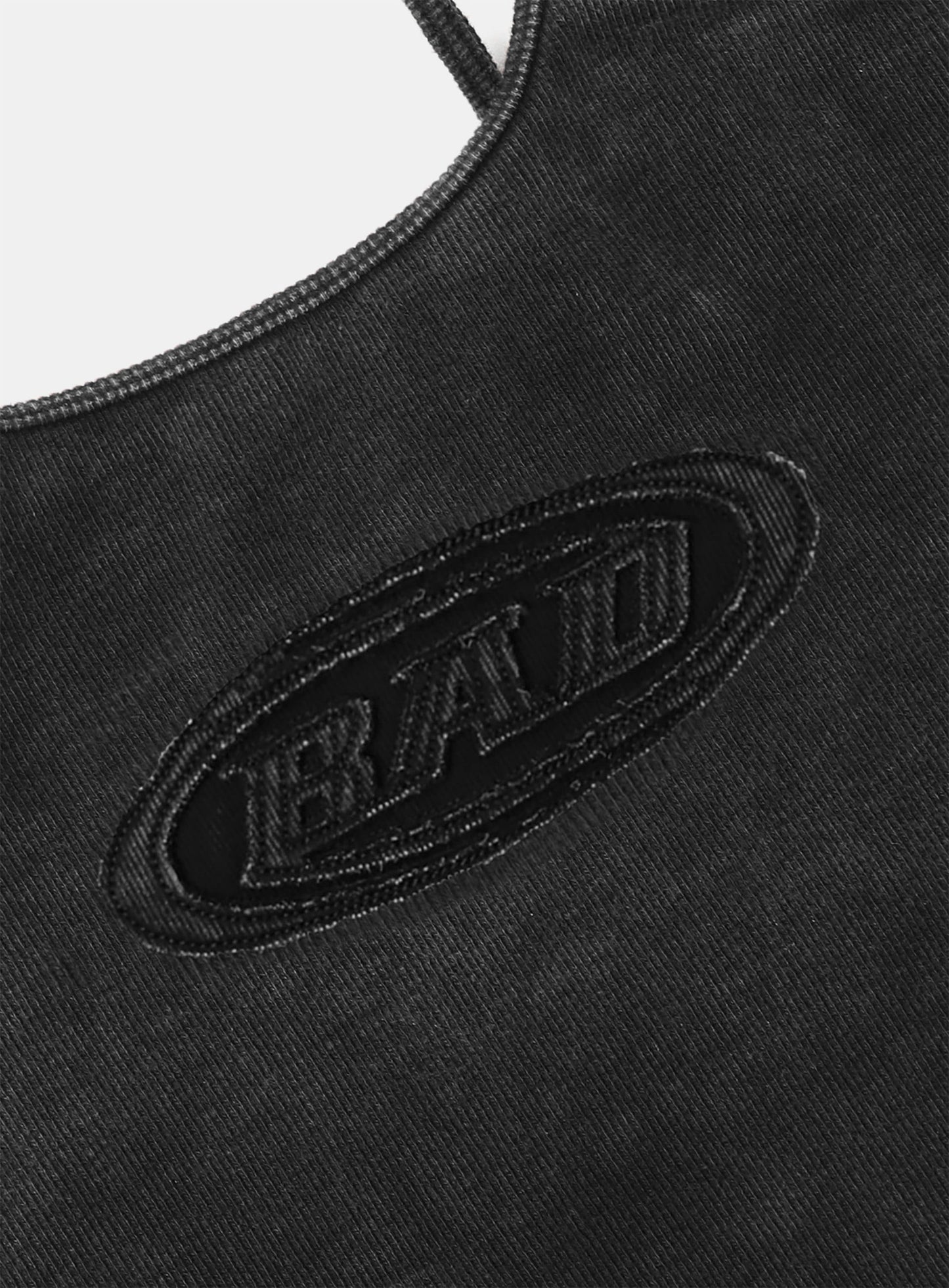 Squad Logo String Tank - Black
