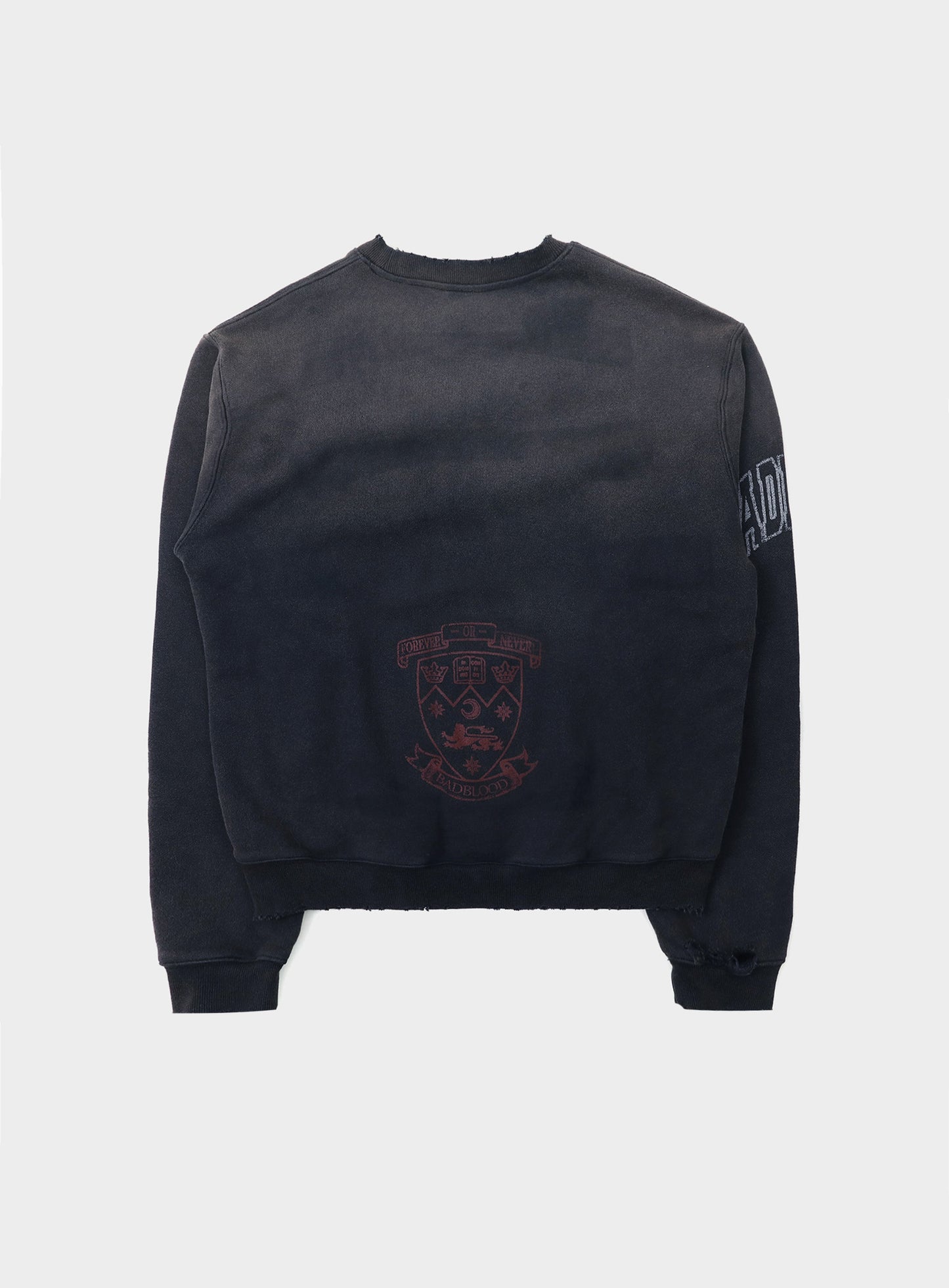 Workshop Print Distressed sweatshirt - Navy