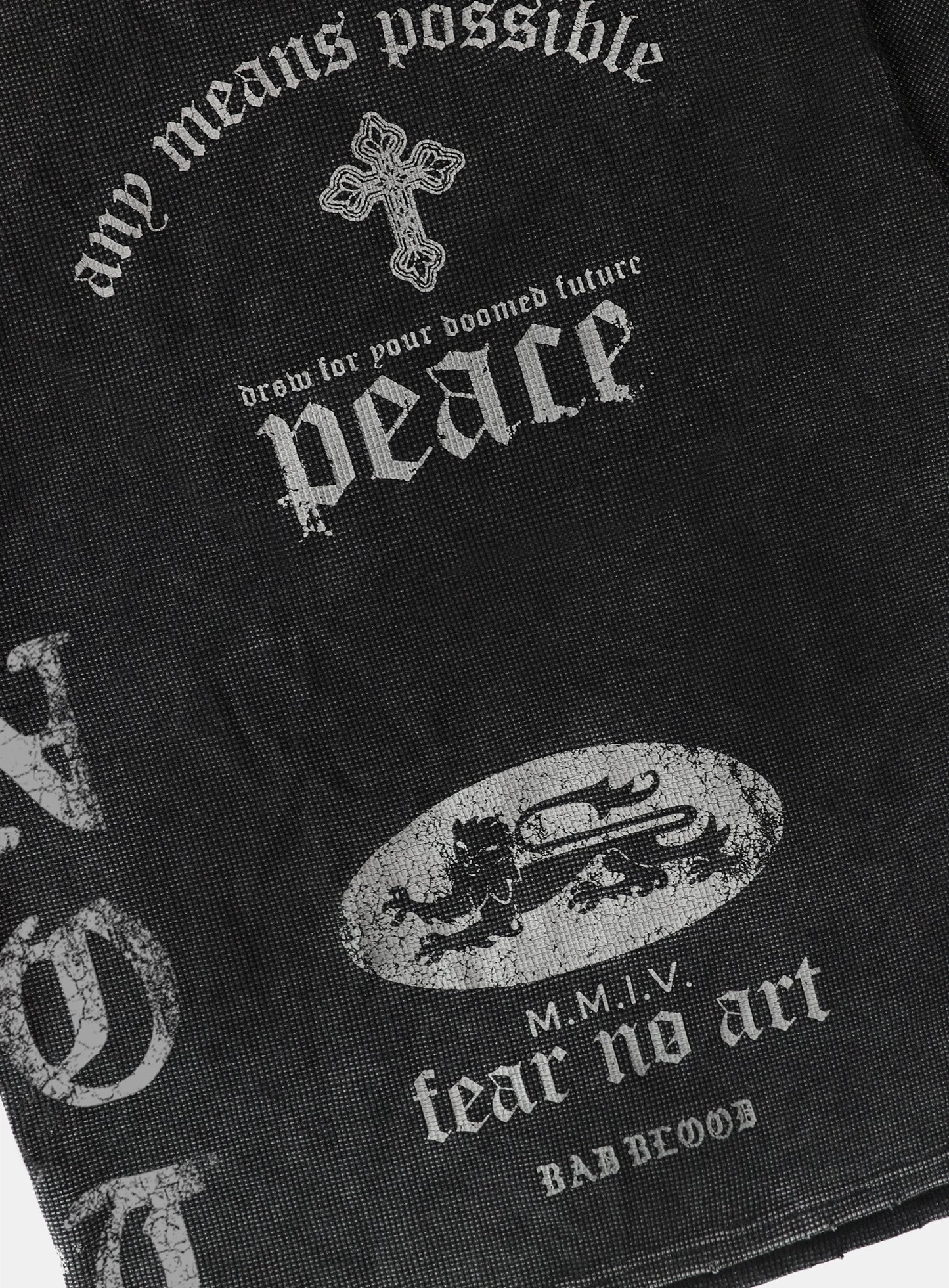 PEACE NOT WAR T-shirt - Dusty Black