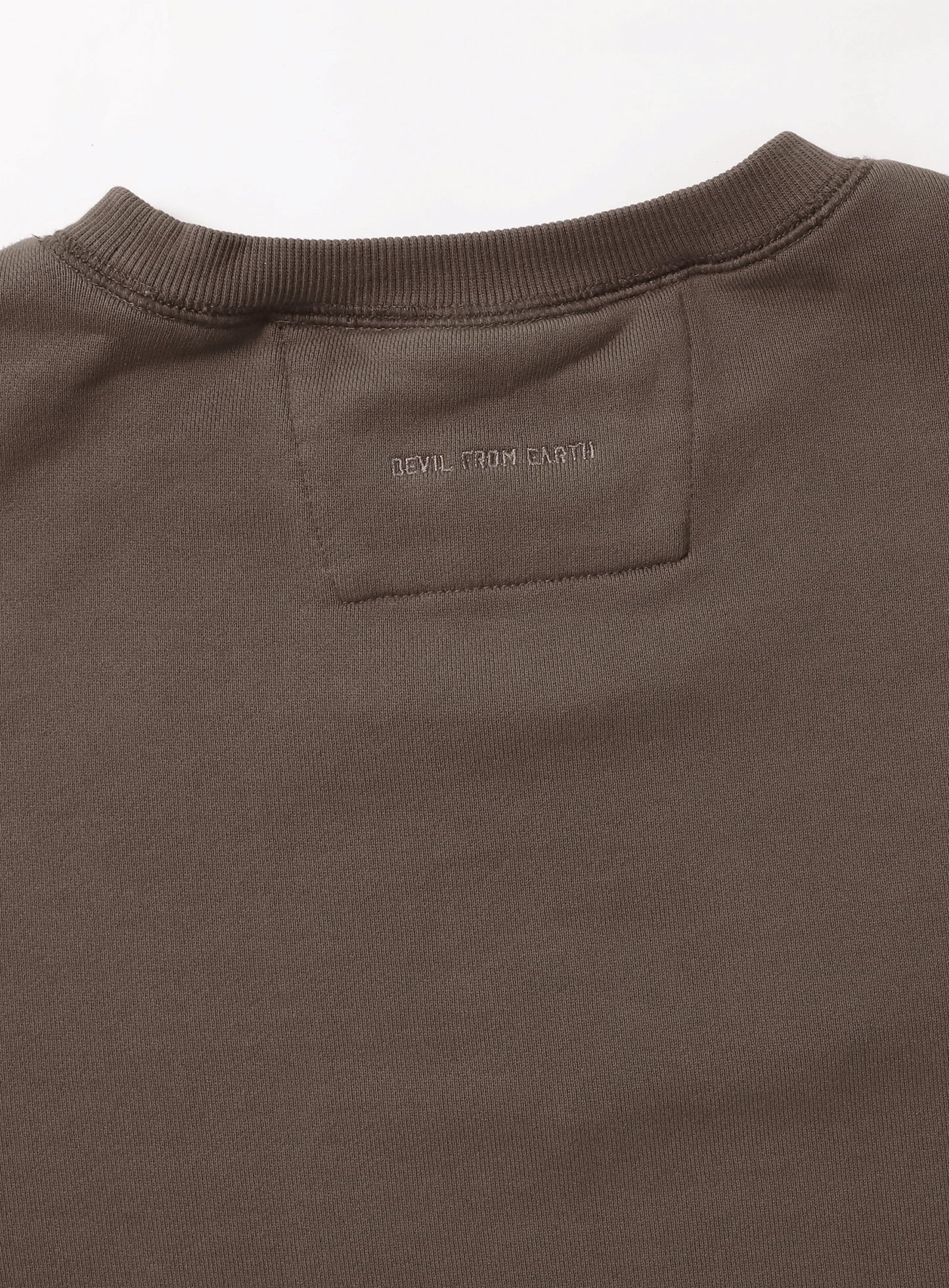 Old Effect Crop Sweatshirt - Orc
