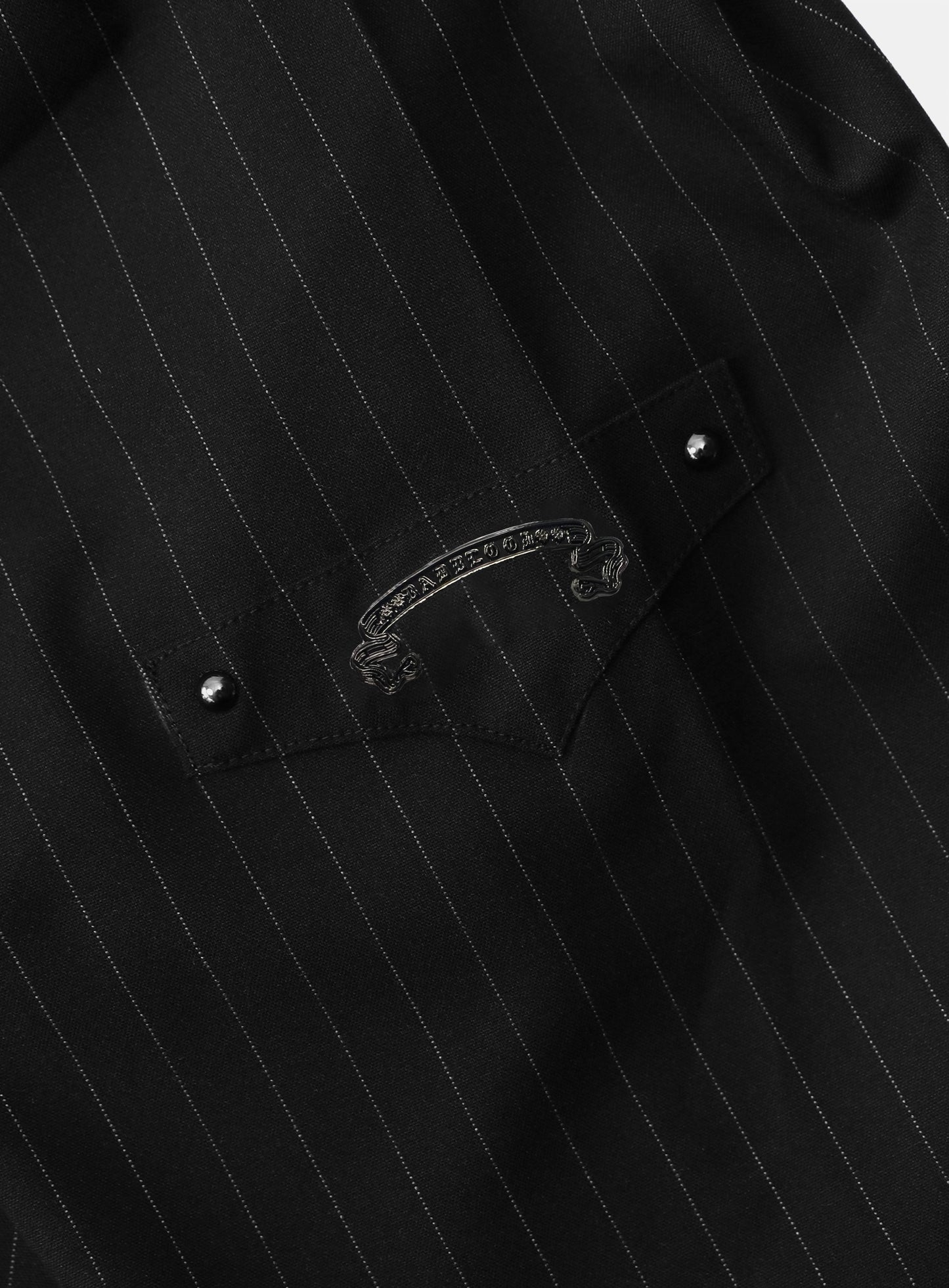 Viper Logo Boat Neck Long Sleeve - Black/Stripe