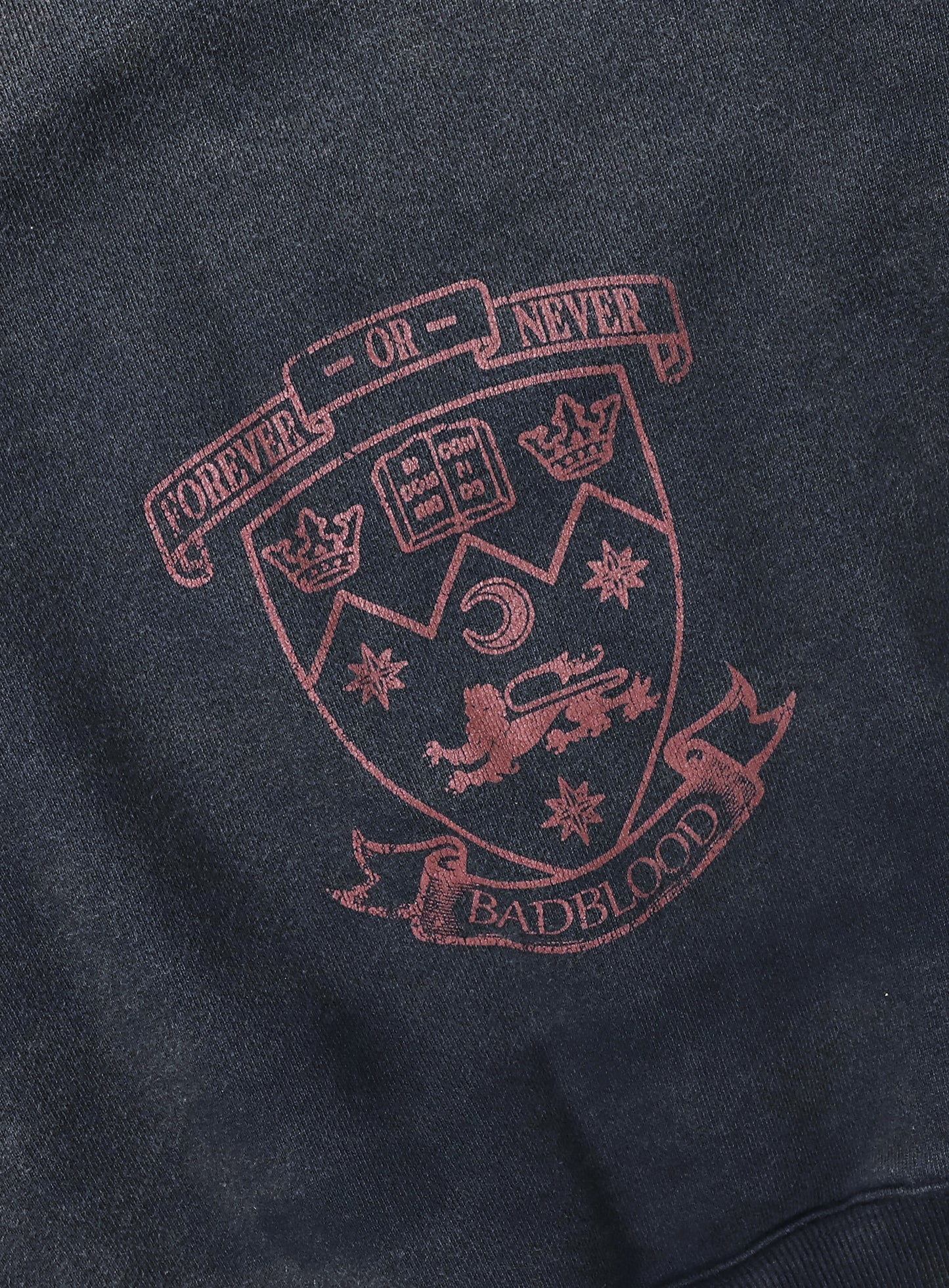 Workshop Print Distressed sweatshirt - Navy