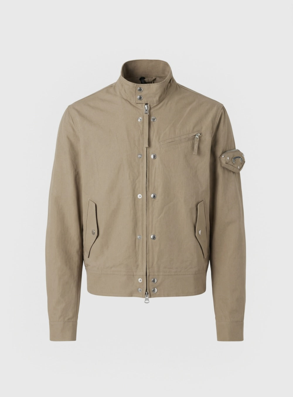 [w-jkt25-072] Viper v2 High-Neck Jacket - Beige