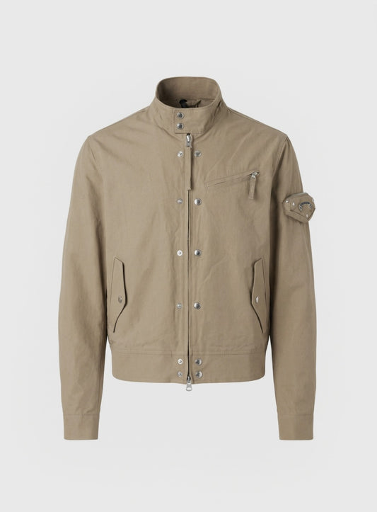 [w-jkt25-072] Viper v2 High-Neck Jacket - Beige