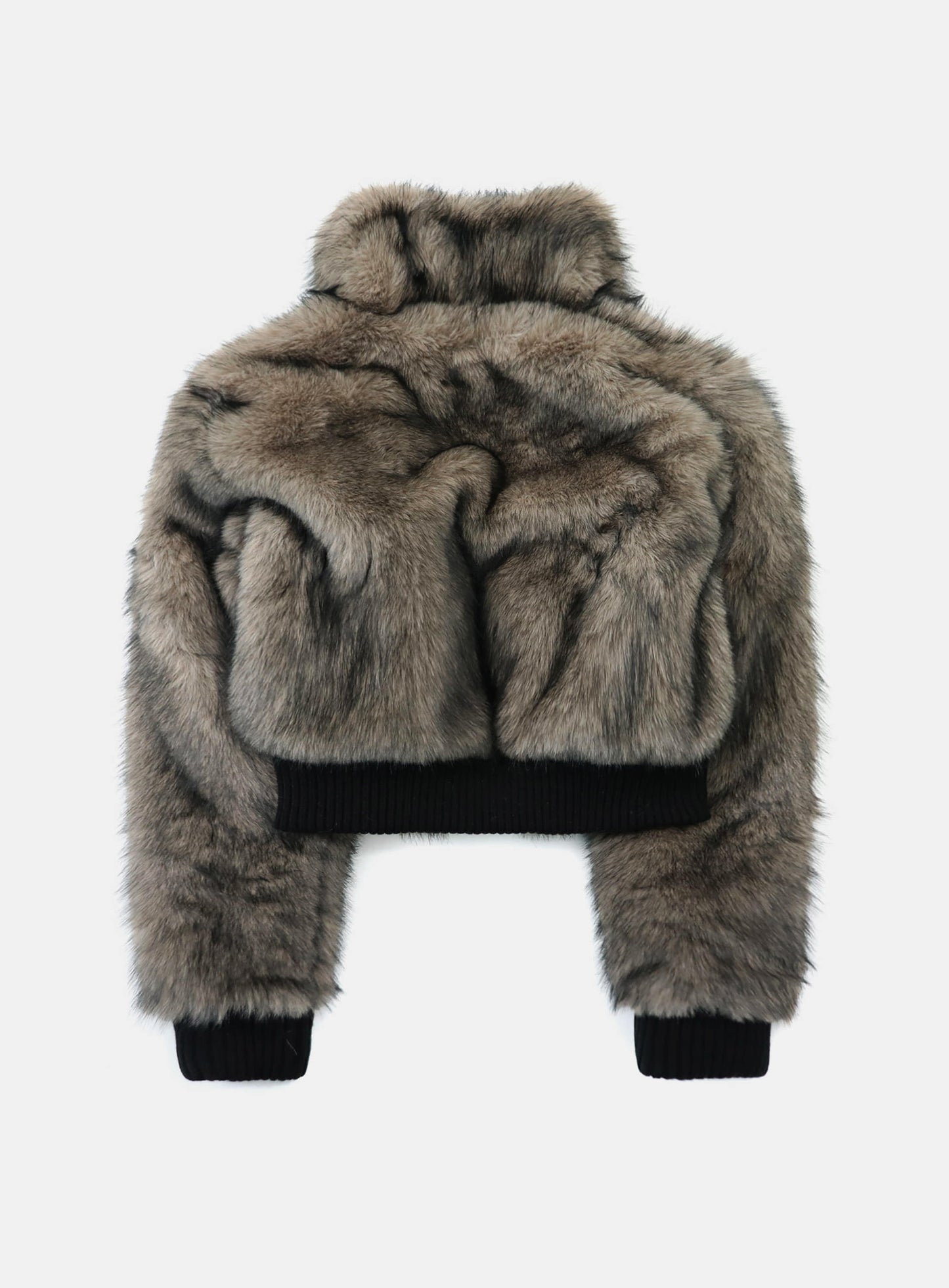 [w-jkt25-053] Viper81 High Neck Fur Jacket - Coyote