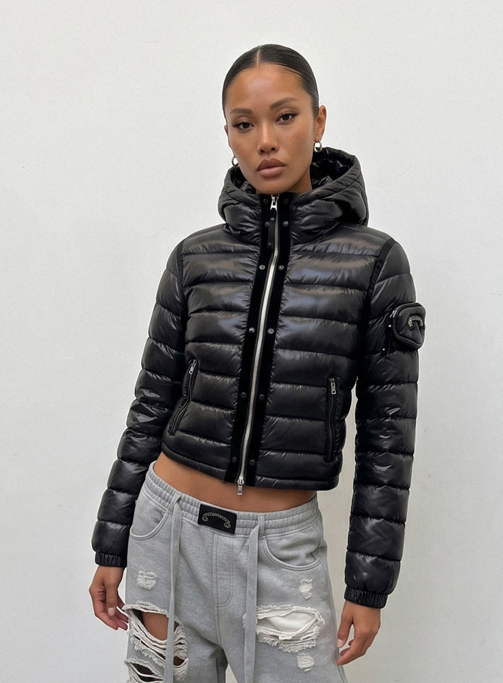 [﻿PREORDER] [w-jkt26-082] Viper 321 Lightweight Hooded Puffer – Black