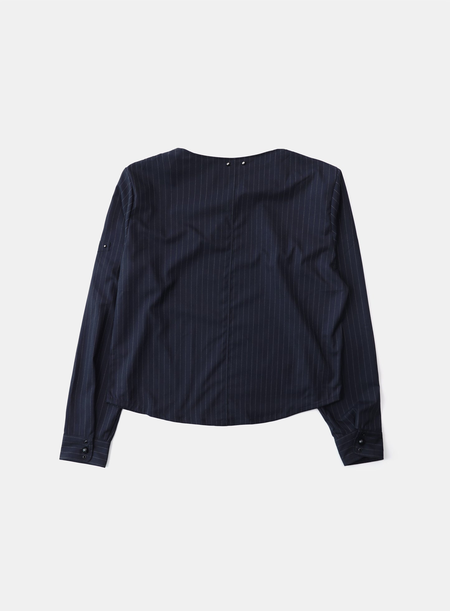 Viper Logo Boat Neck Long Sleeve - Navy/Striped