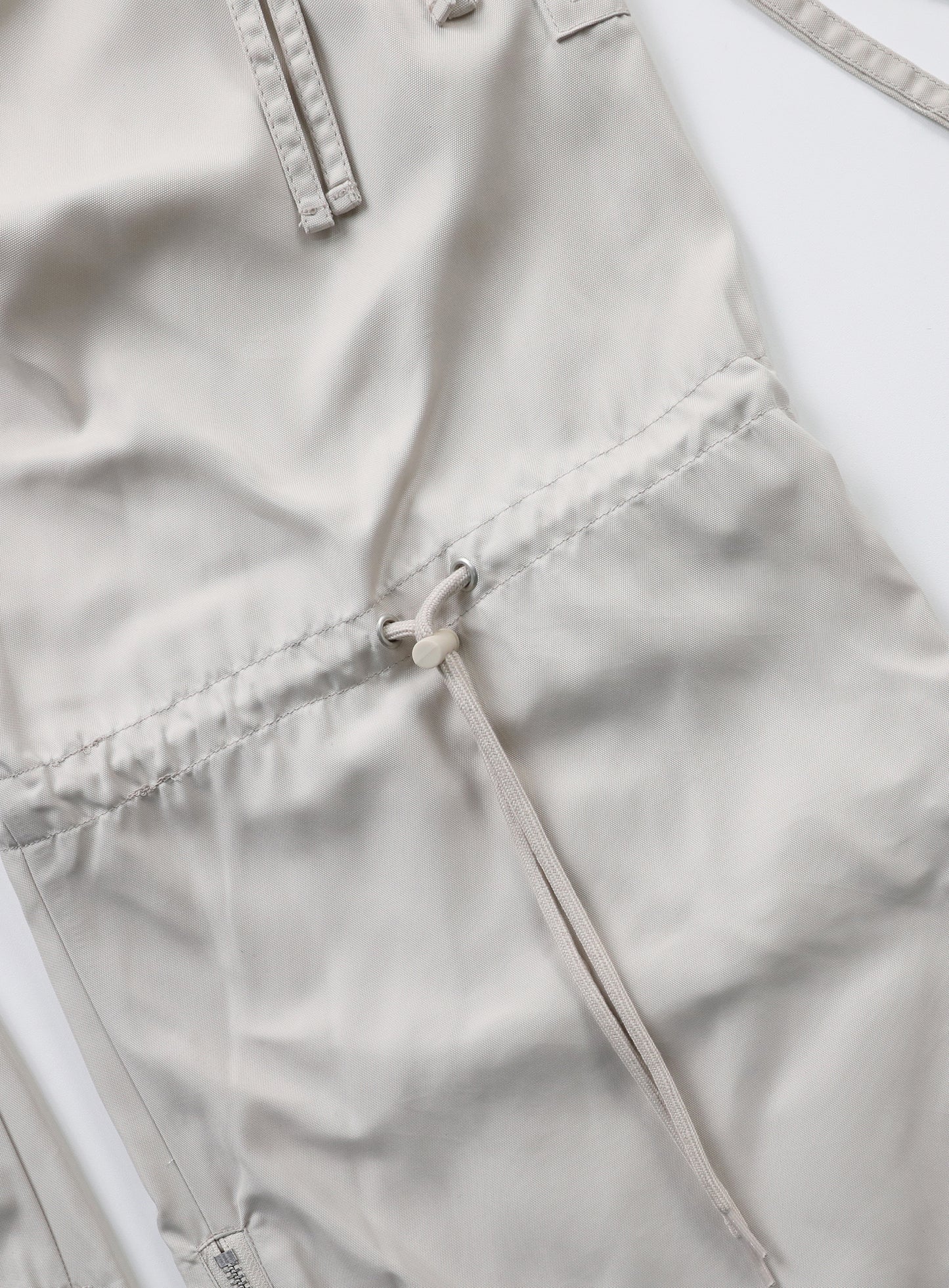 Multi-strap cargo pants - cream parachute