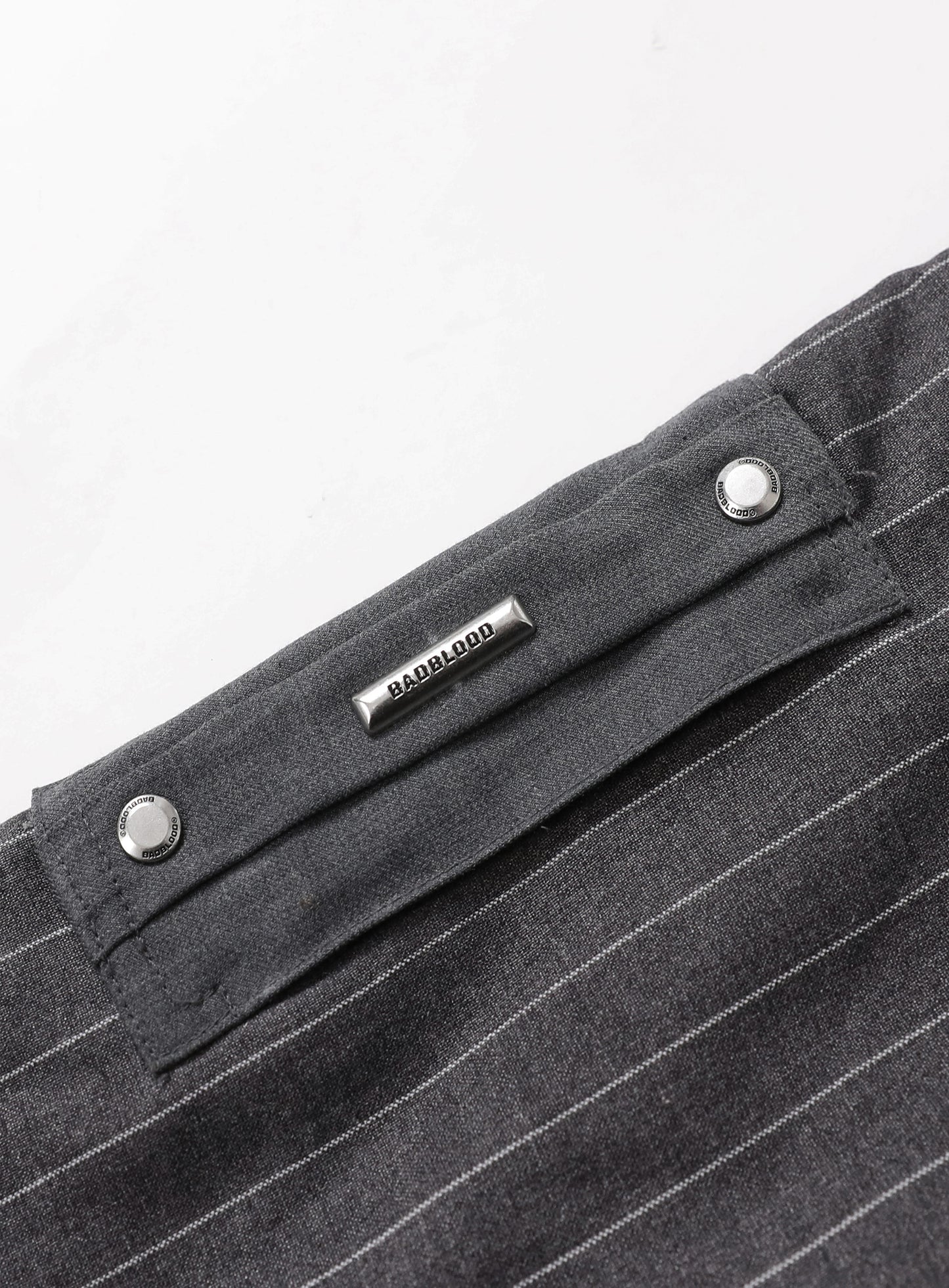 Proto Gabardine Reversible MA-1 Jacket - Striped/Charcoal