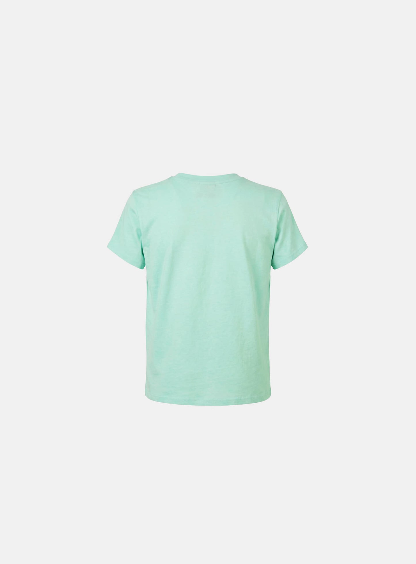 [w-tee26-232] Translation Stack Graphic 1/2 T-Shirt - Green