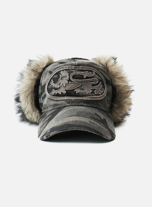 Mystic Trapper Hat - Green Camo