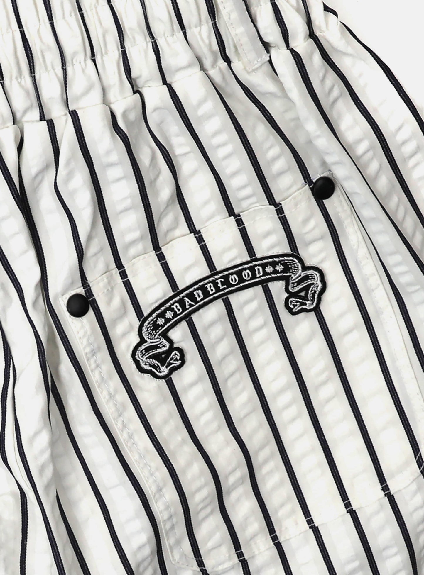 AJ Easy Pants - White/Stripe