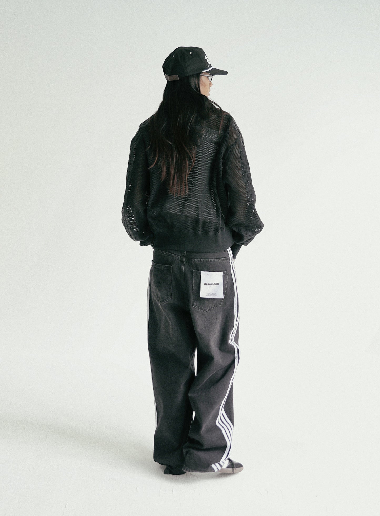 Billy Track Jeans Baggy Fit - Black