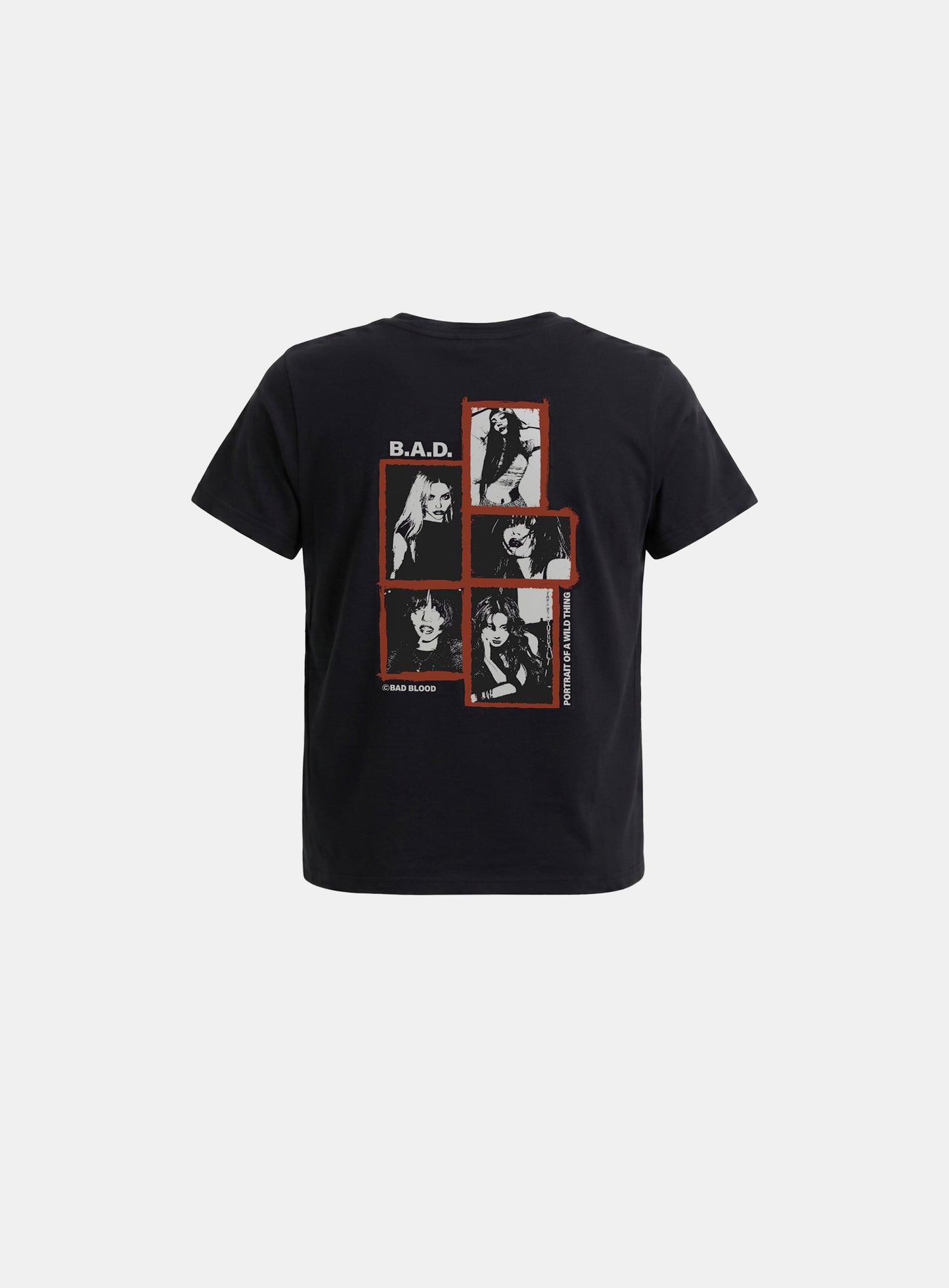 [w-tee26-135] B.A.D. Frame Gals Short Sleeve T-Shirt - Black