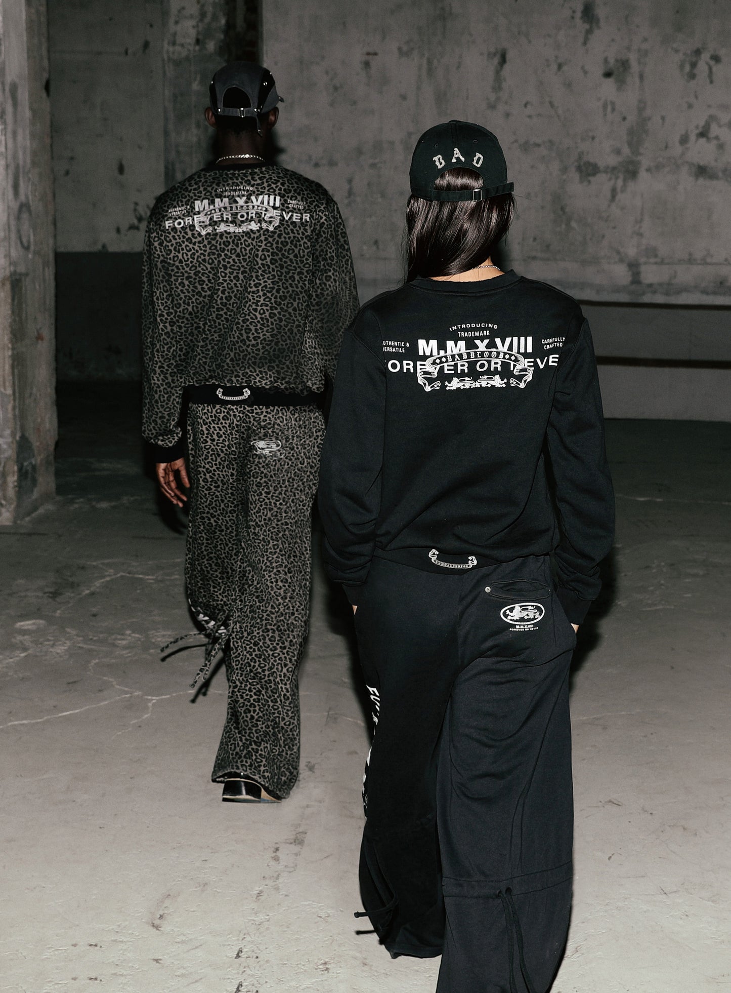 Viper Logo sweatshirt - Black Leopard