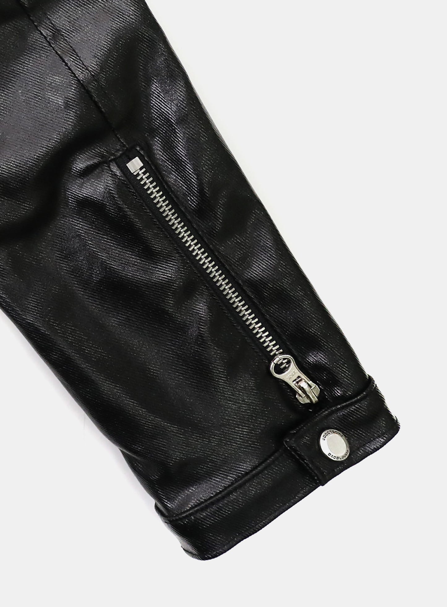 Squad Crop Racer Jacket - Coated Black