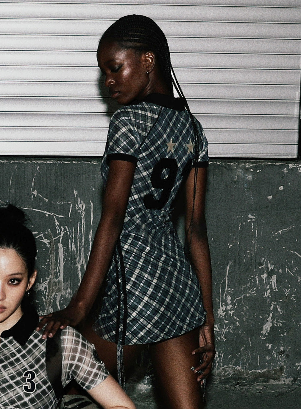 Vintage Club Polo Mini Dress - Checkblack