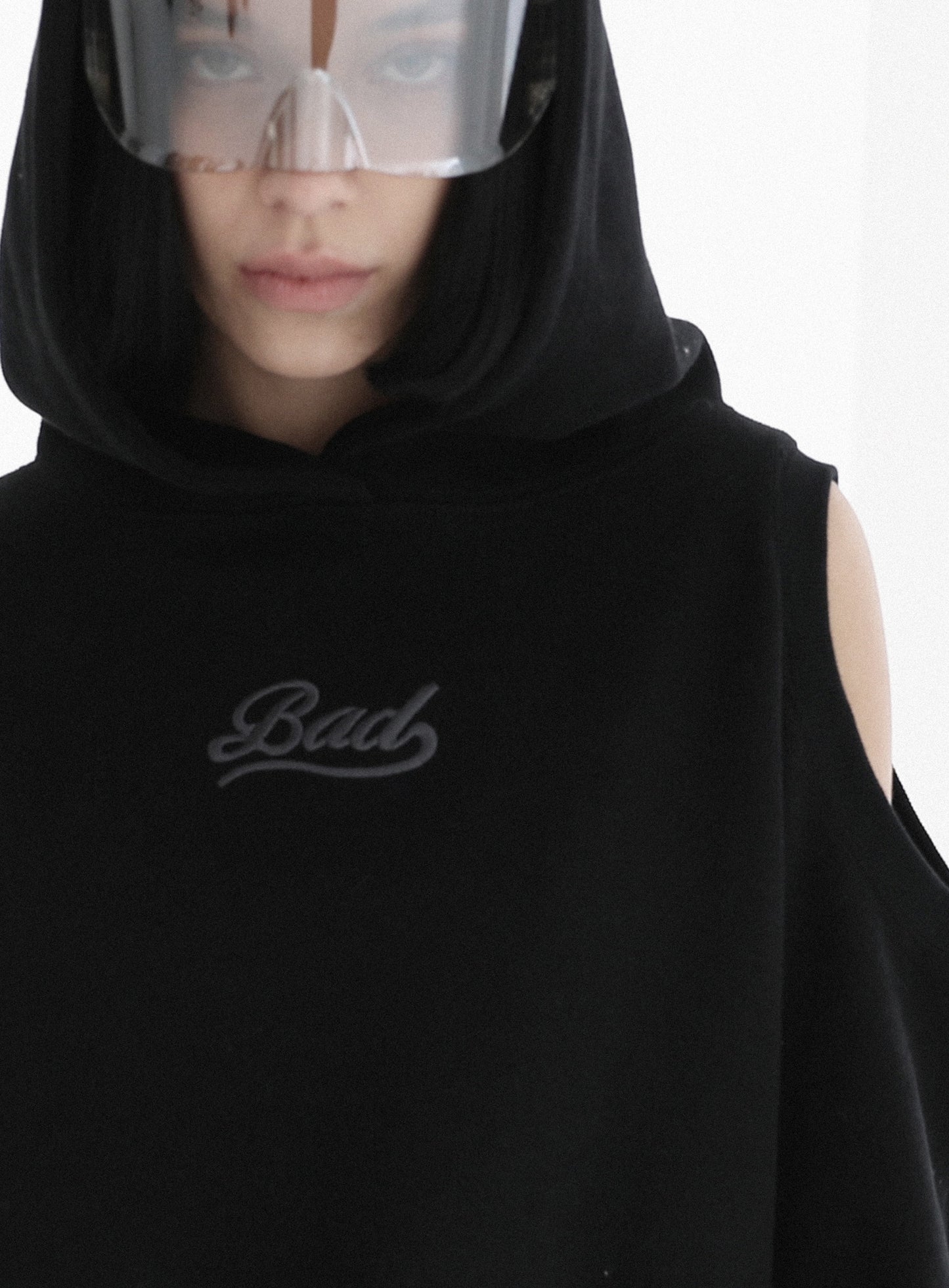 Beyond Soft Cutout Hoodie - Black