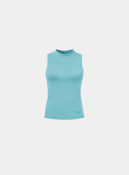 [w-tnk26-054] Everyday Mock-Neck Tank - Mint