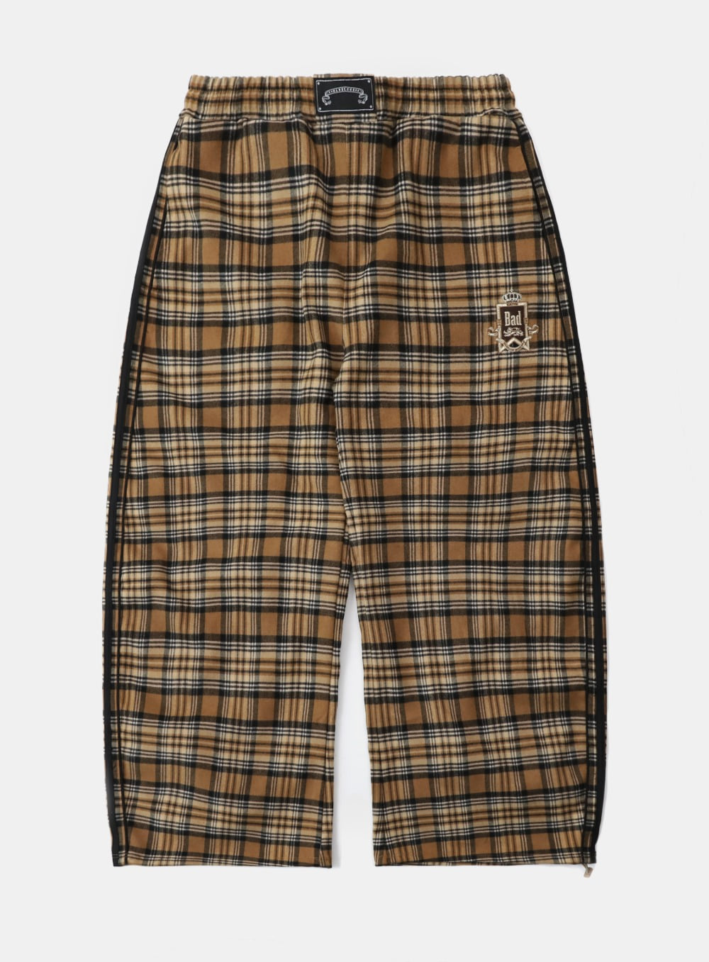 [w-pts25-093] Royal Billy Flannel Track Pants – Yellow Check